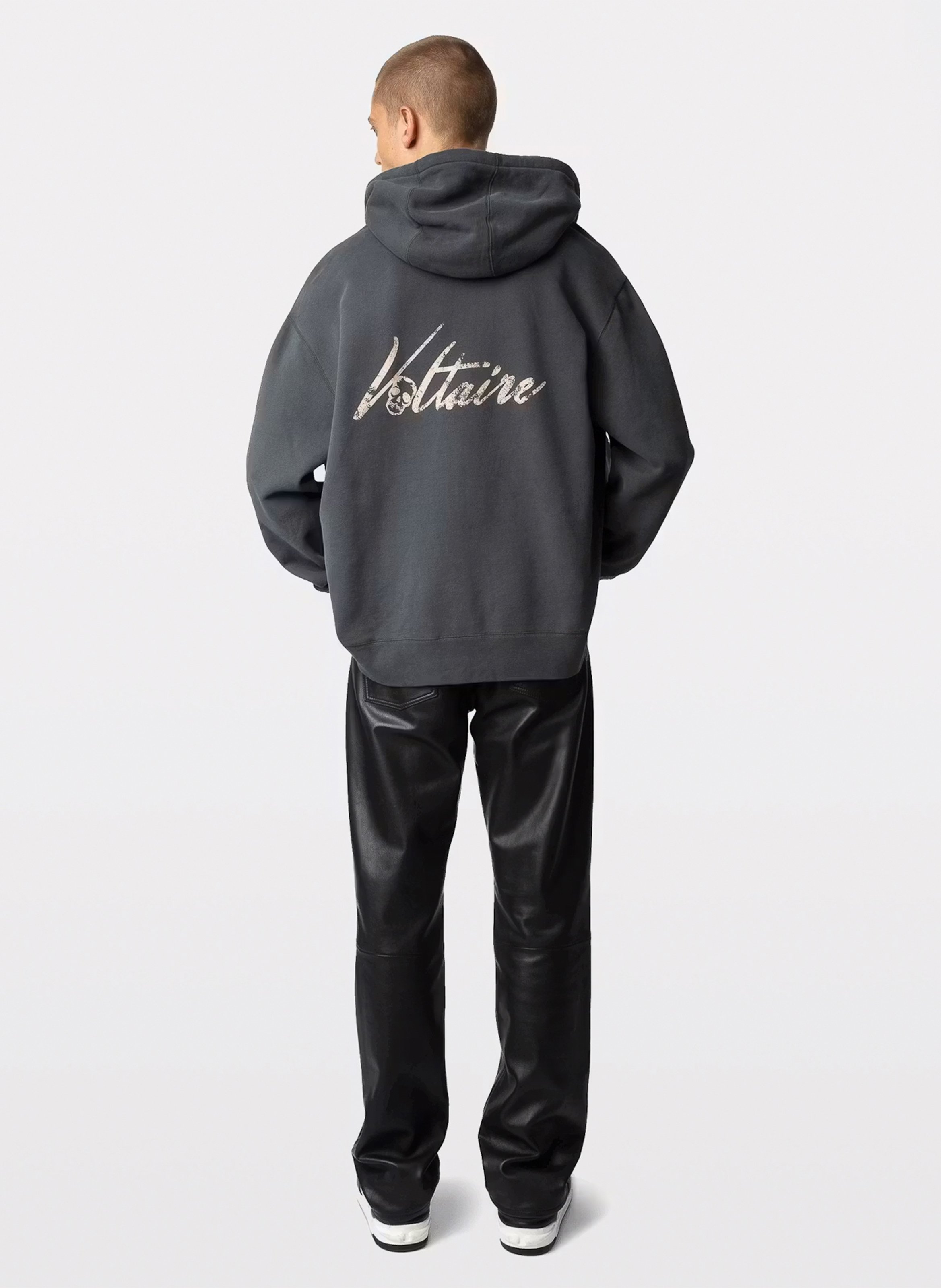 Sweat droit en coton mélangé ZADIG&VOLTAIRE Gris