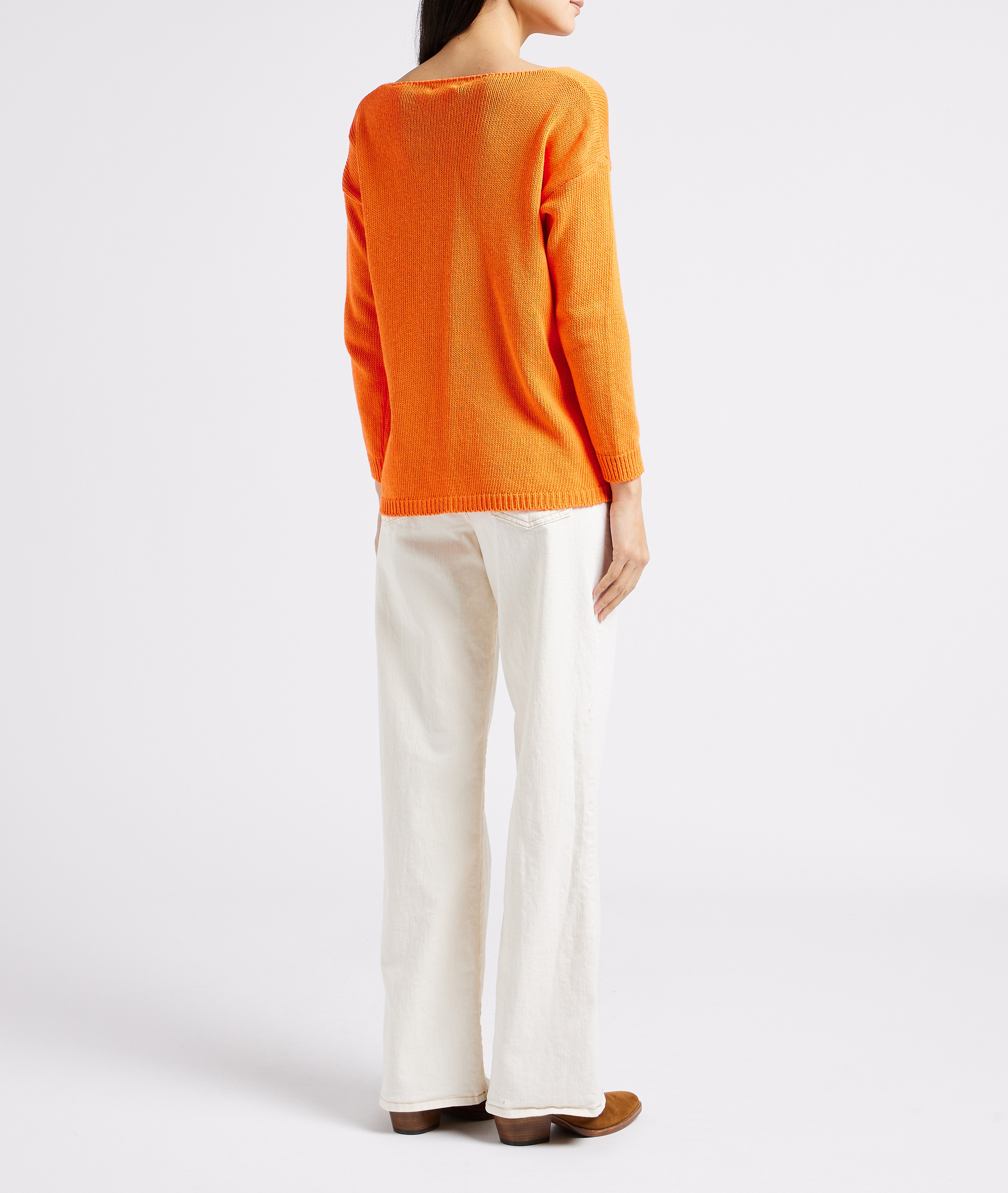 Straight Cut Jeans aus Baumwoll-Mix PLEASE Beige