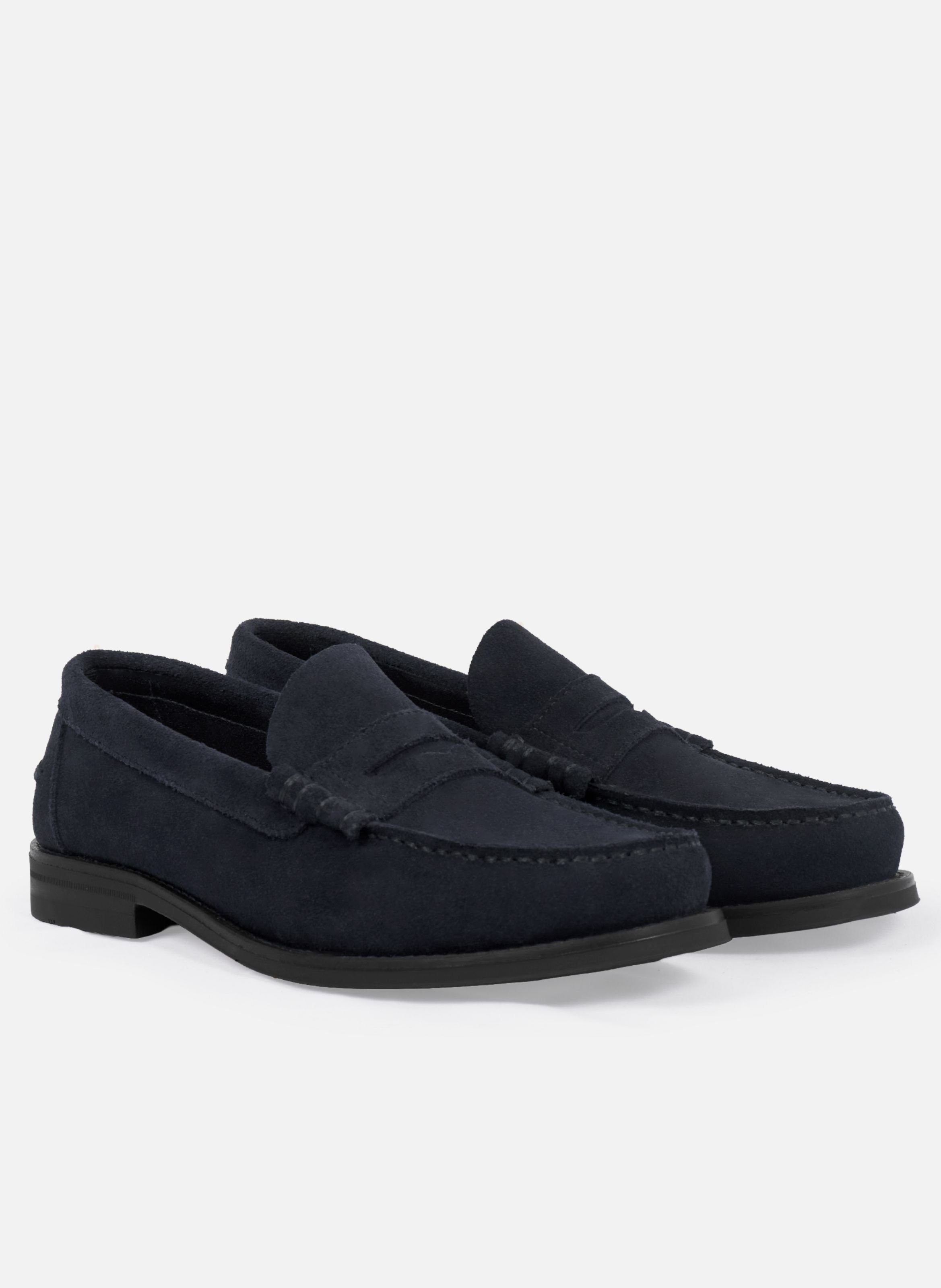 Mocassins gustave cuir daim JULES & JENN Blue