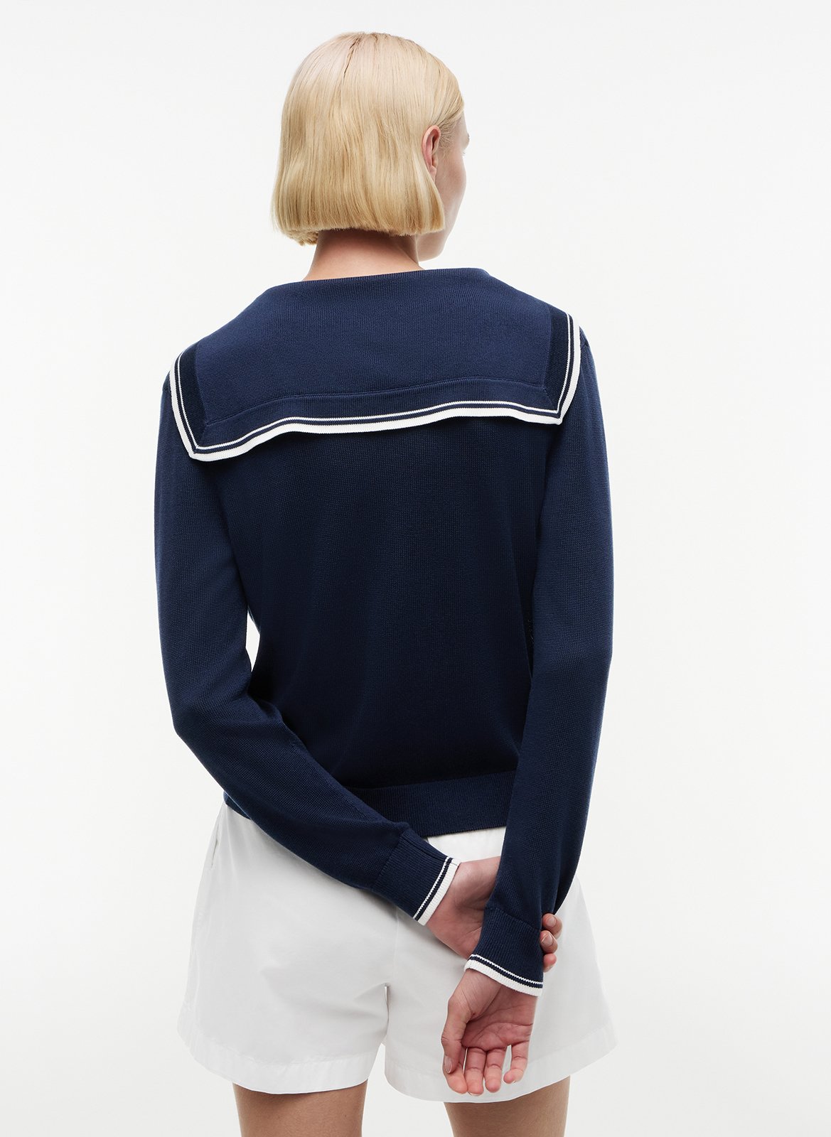 Gerade geschnittene umgeschlagene Hose TOMMY HILFIGER Blau
