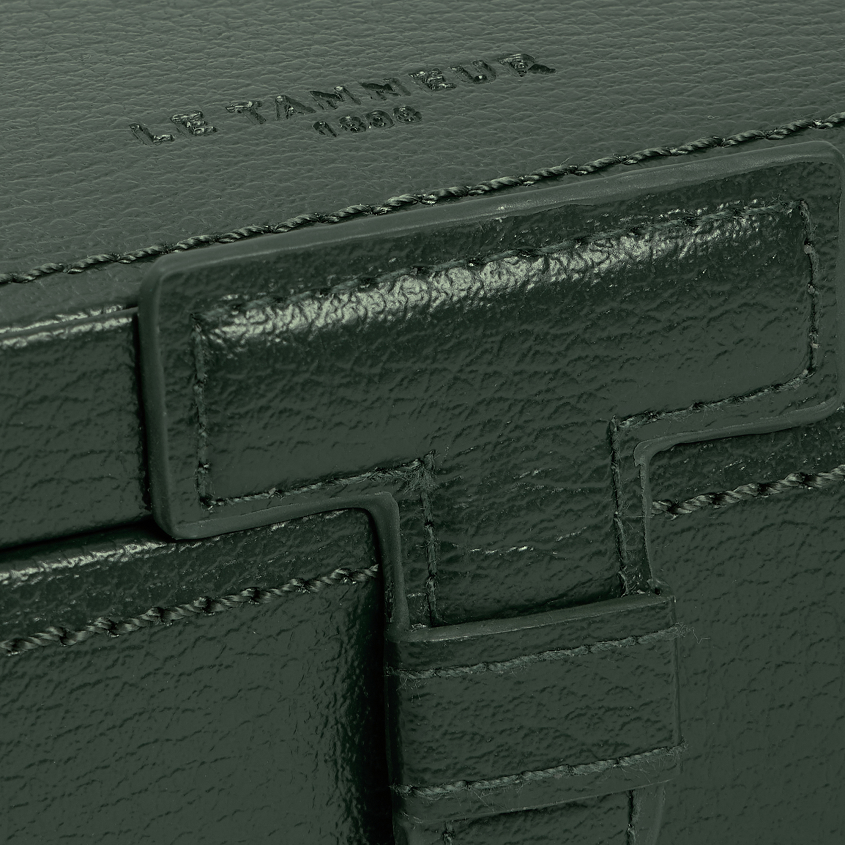 Coffret montres en cuir recyclé LE TANNEUR Vert