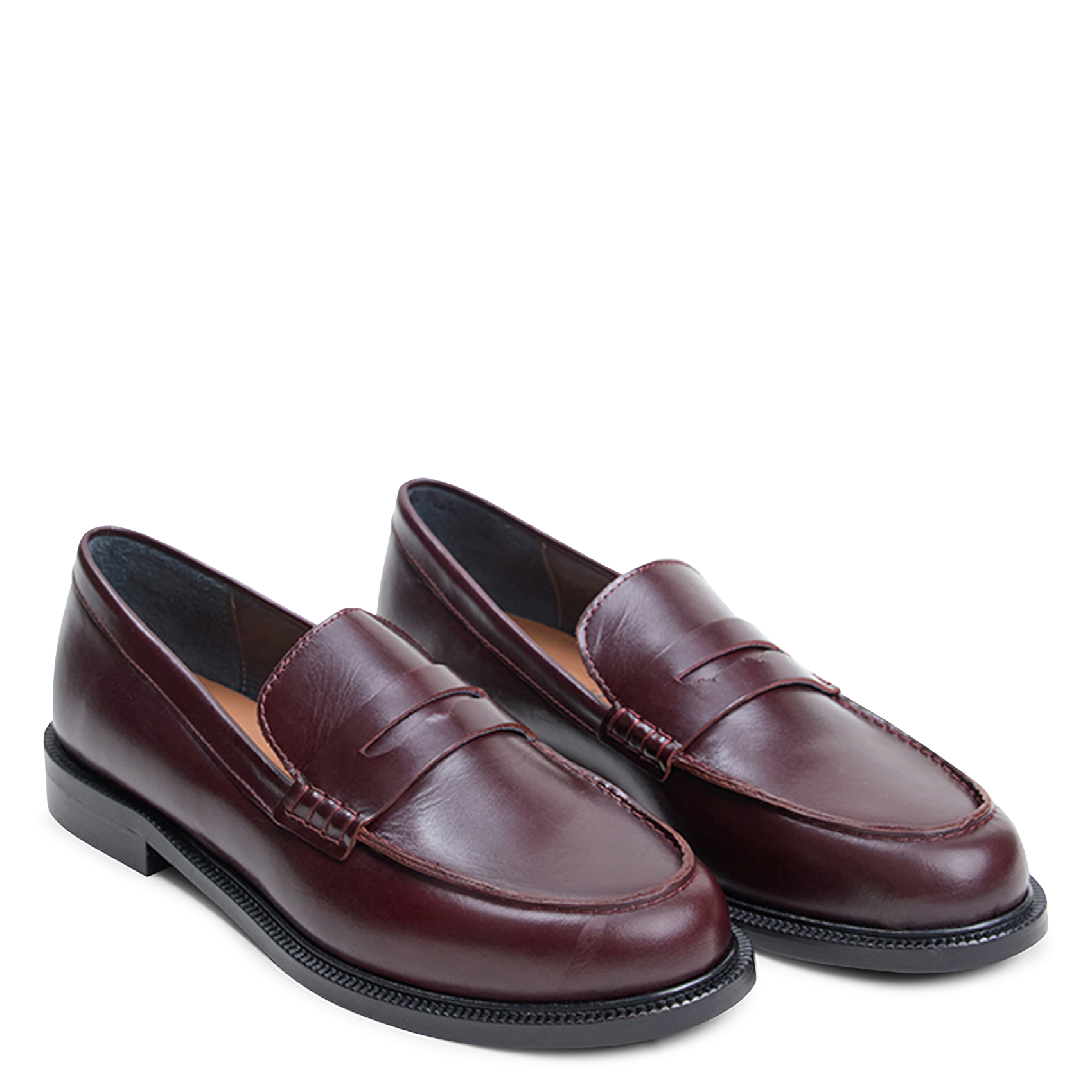 Leather loafers JONAK Brown