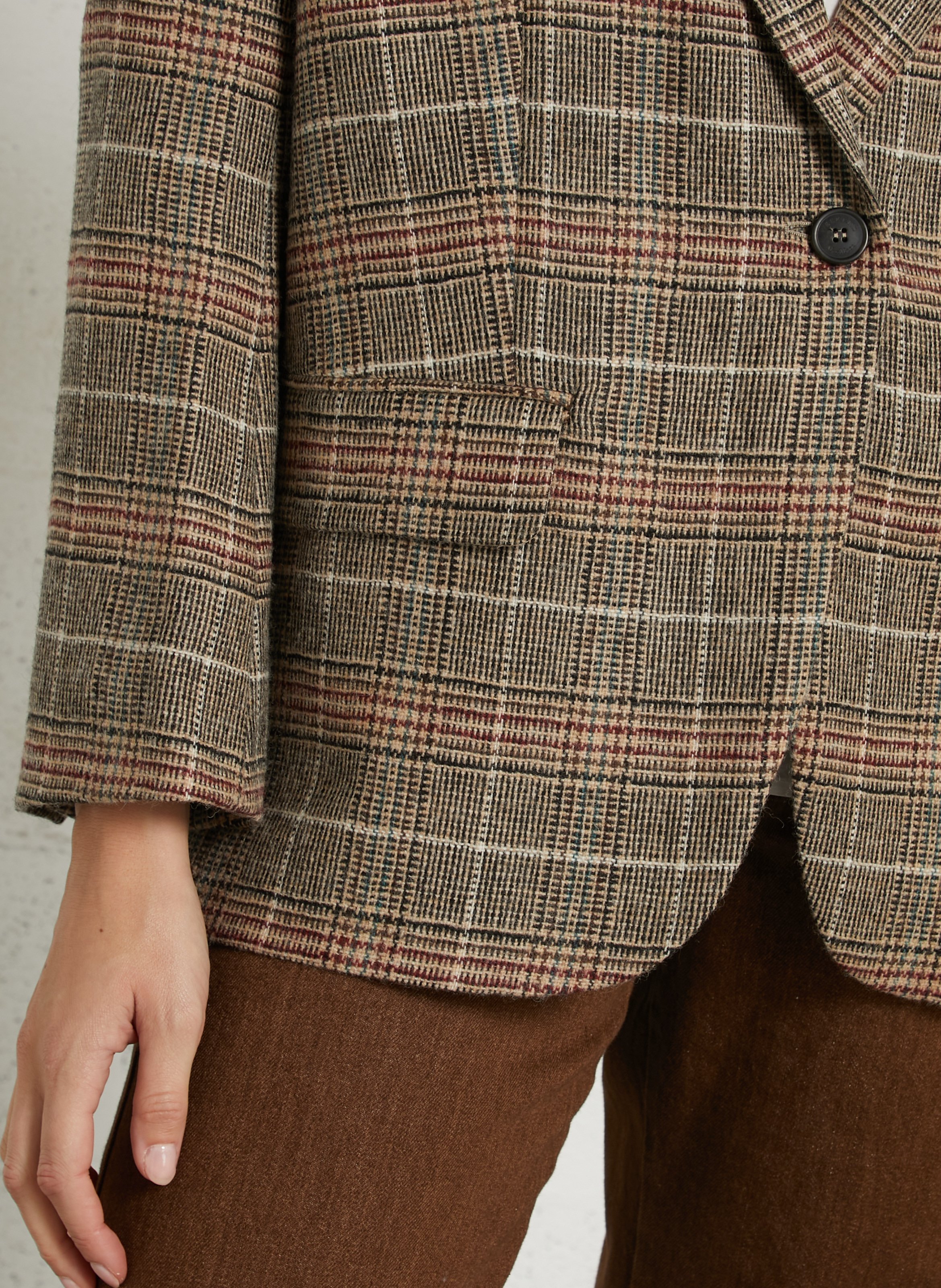 Straight wool blend blazer MAX MARA WEEK END Beige