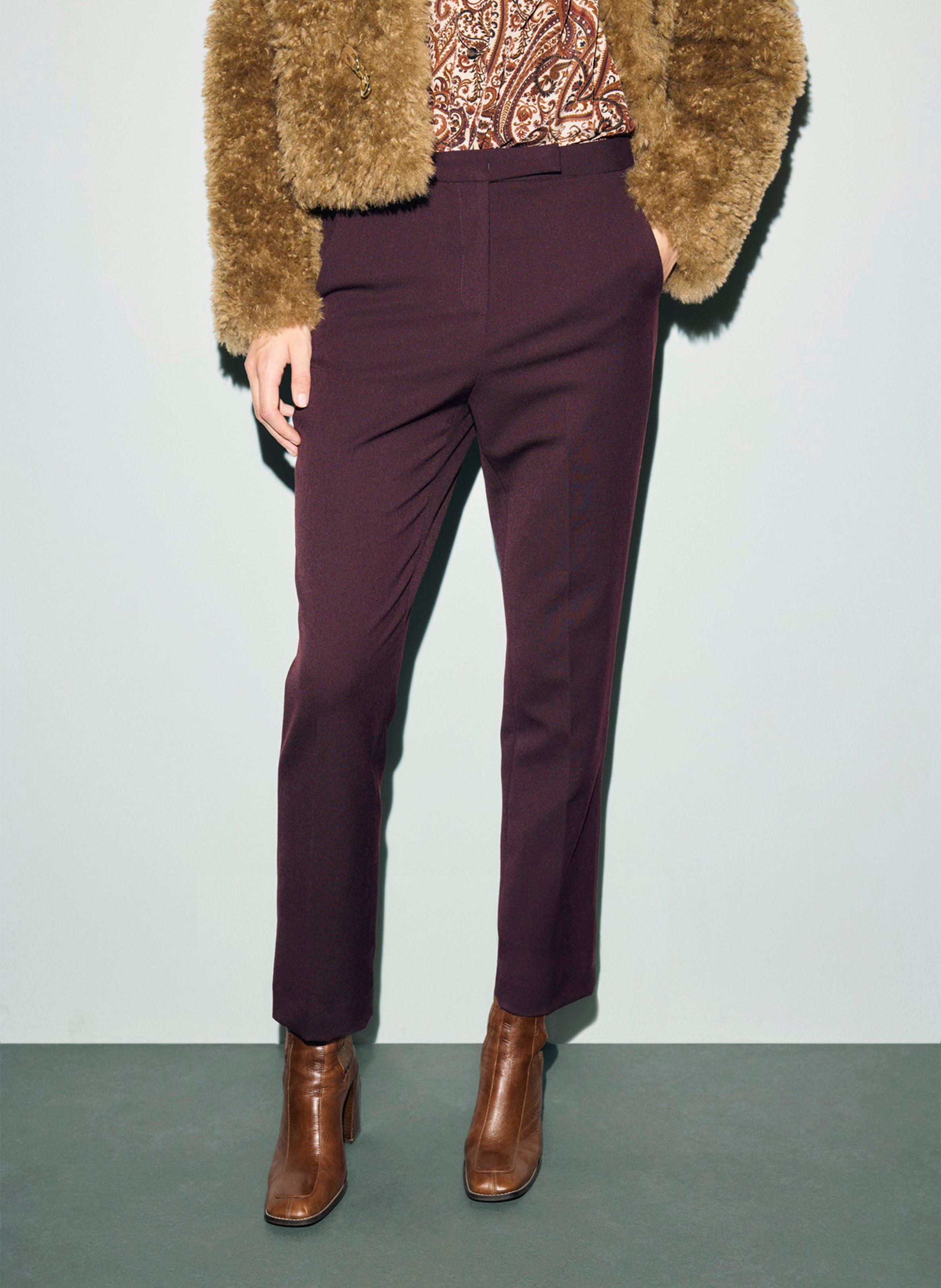 Pantalon 7/8ème  GERARD DAREL Rouge