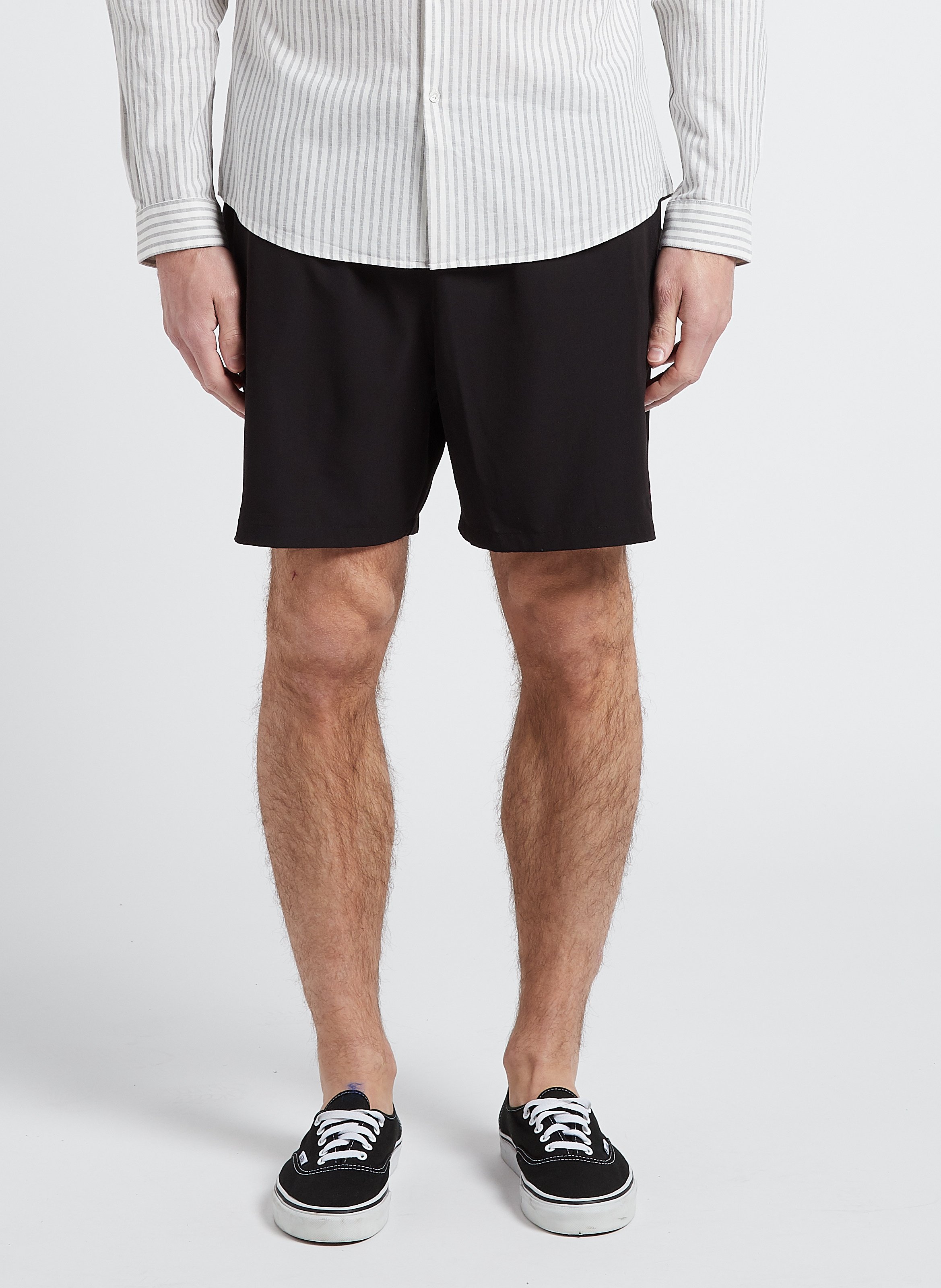 Einfarbige Badeshorts POLO RALPH LAUREN Schwarz