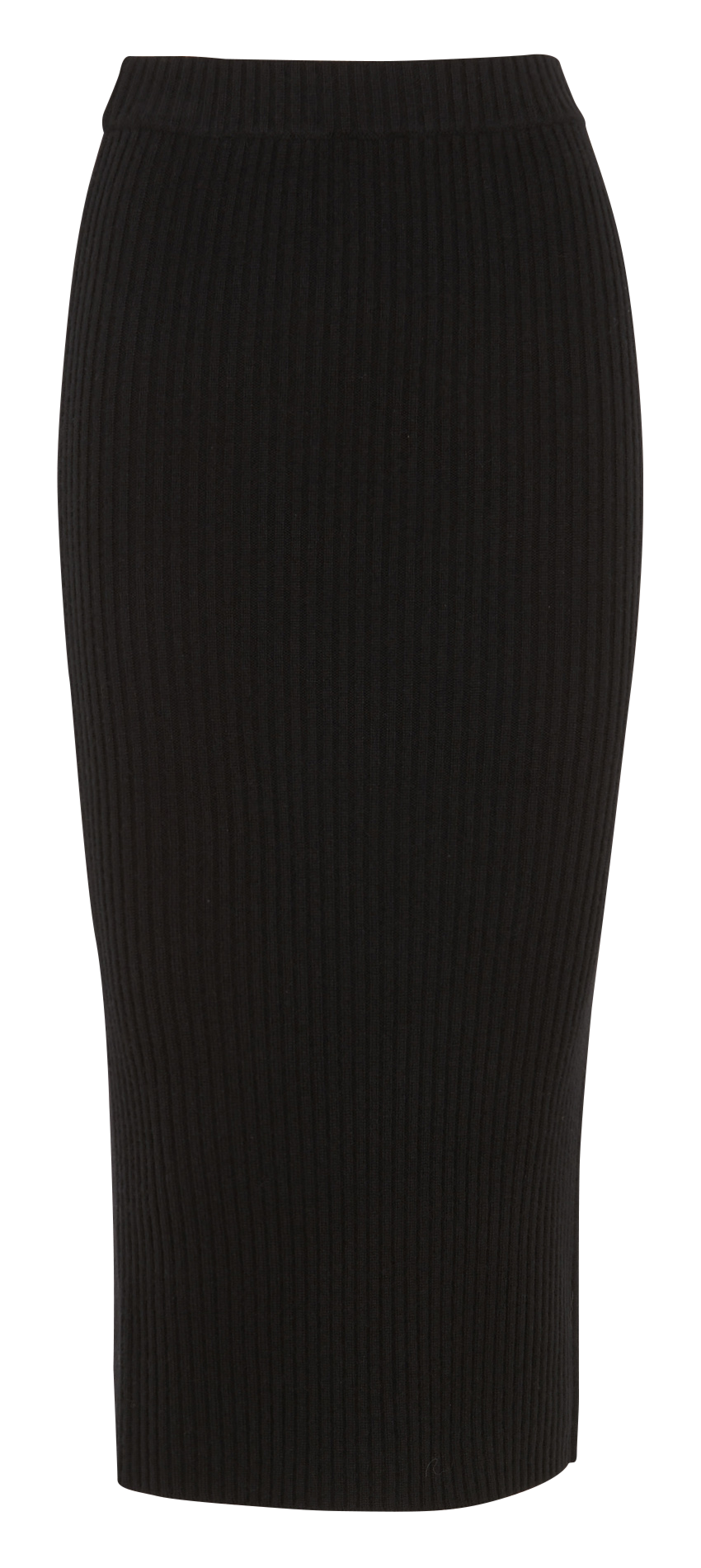 Jupe midi droite en laine mélangée IRO Noir