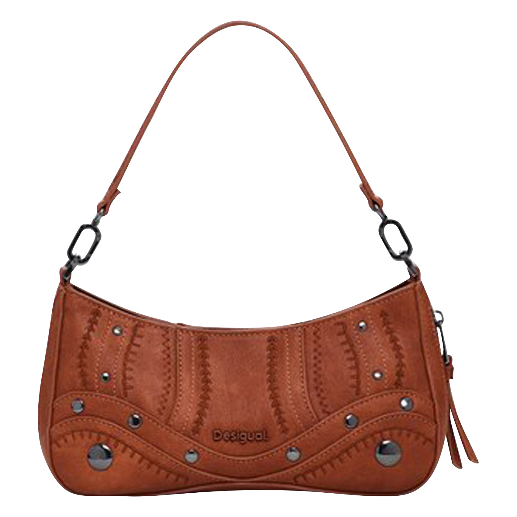Sac porté épaule DESIGUAL Marron