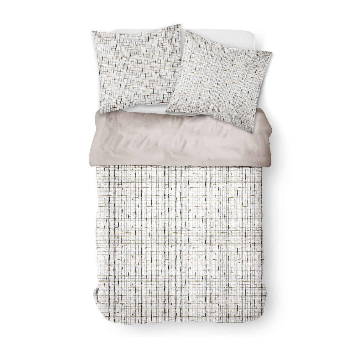 Cotton bedding set TODAY LINGE DE MAISON Beige