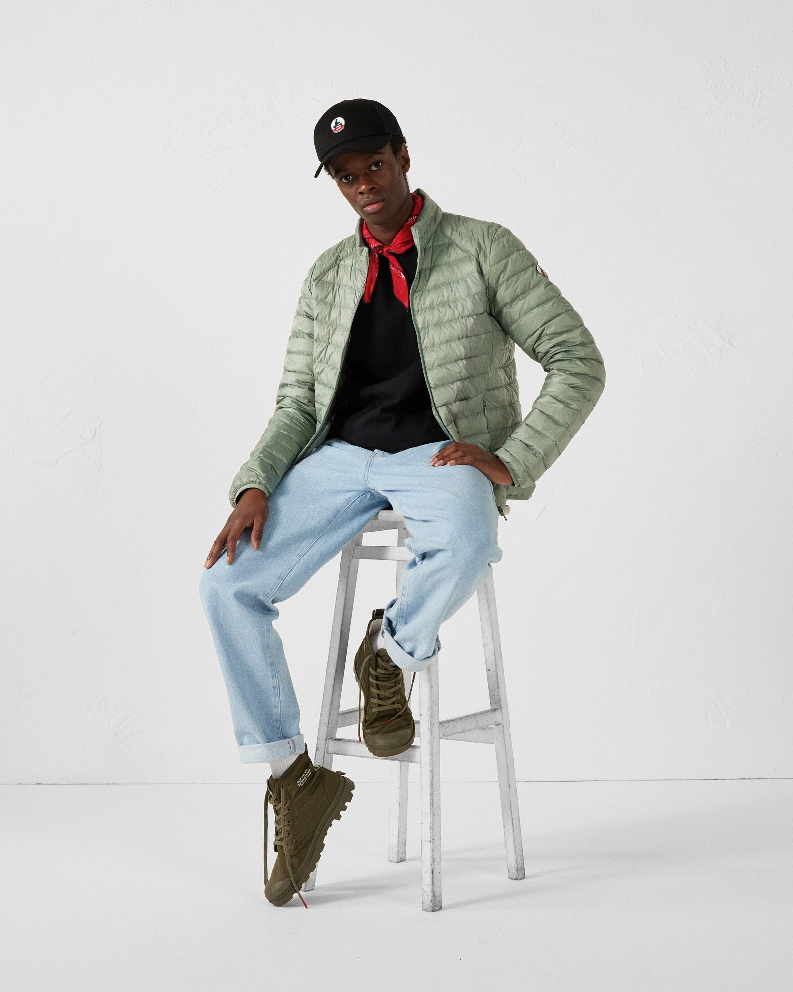 Lightweight padded jacket JOTT Green