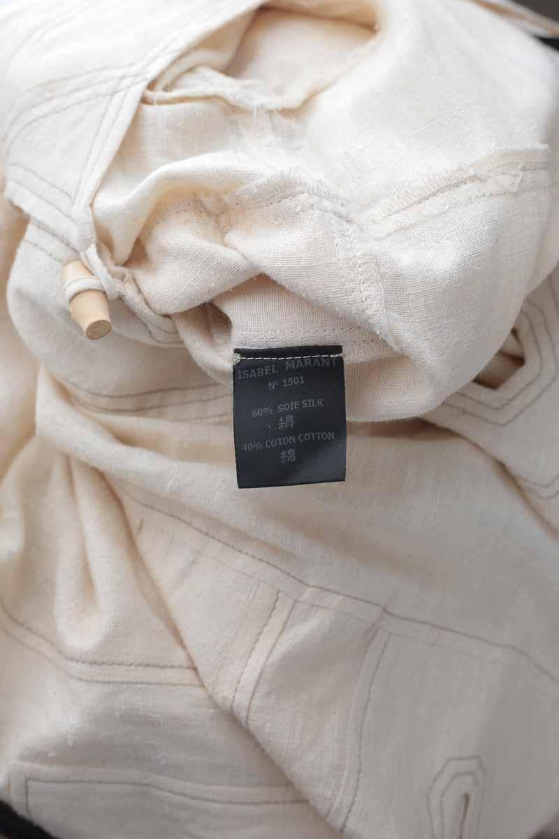 Silk dress ISABEL MARANT - Seconde Main Beige