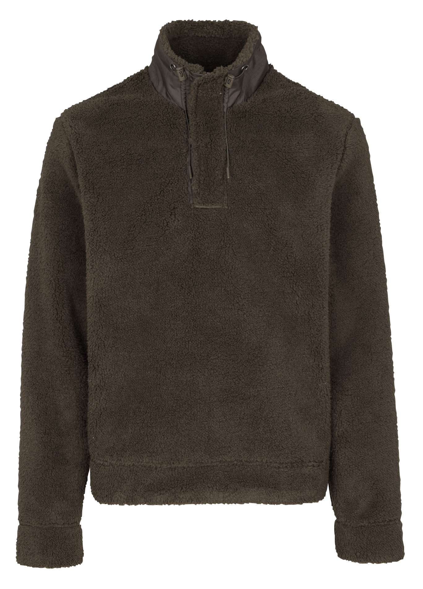 Gerade Fleecejacke mit Stehkragen IKKS Khaki