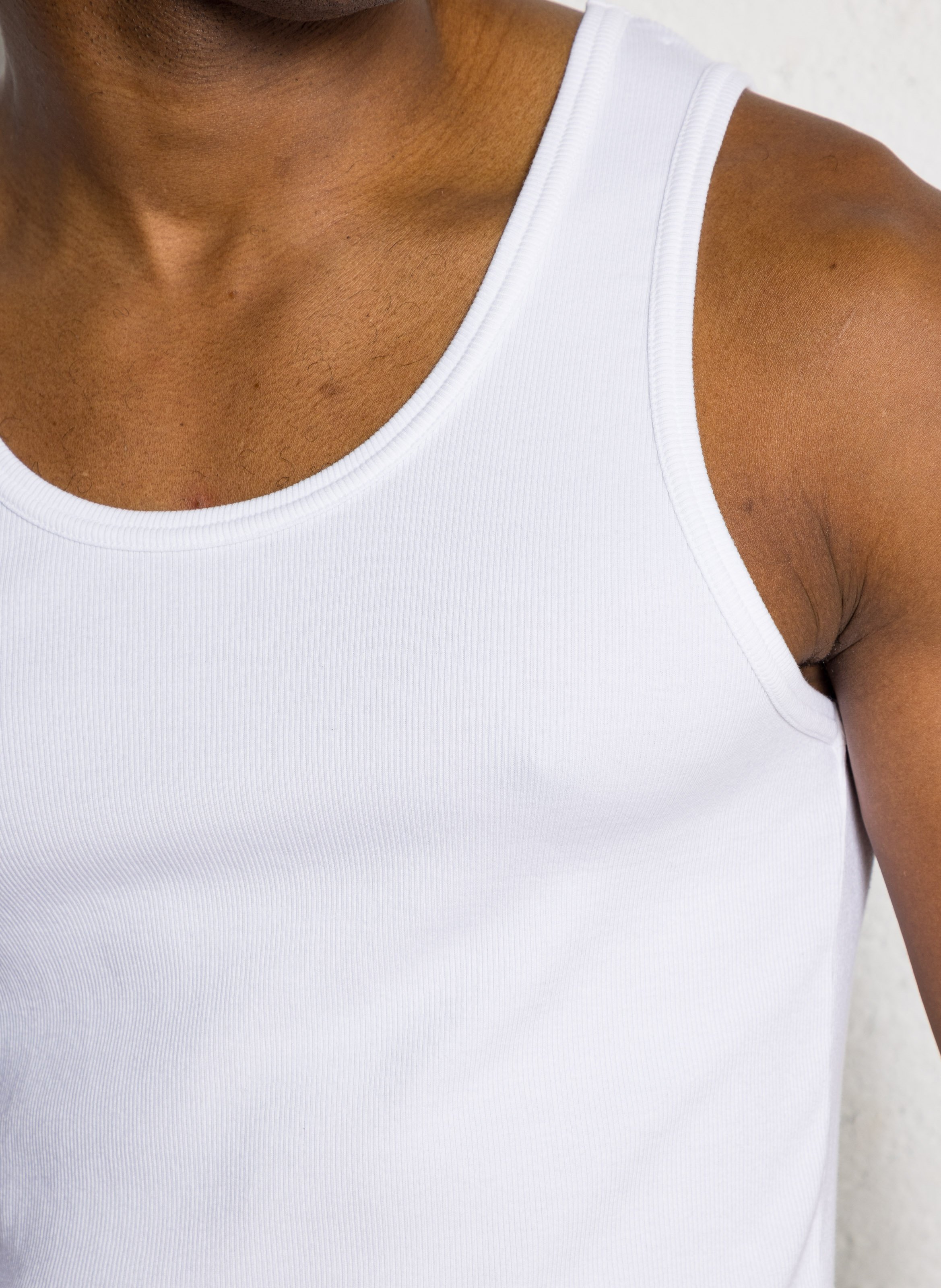 Rundhals-Tanktop aus Bio-Baumwolle COLORFUL STANDARD Weiss