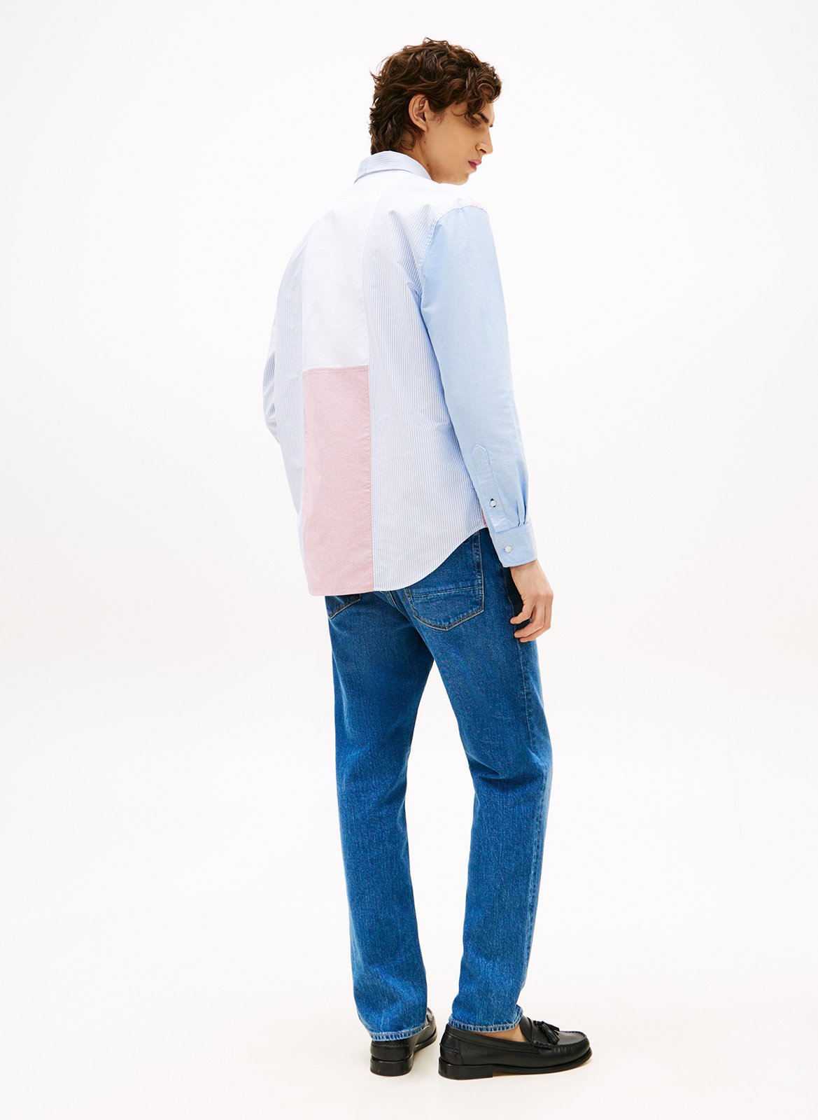 Baumwoll-Bluse TOMMY HILFIGER Blau