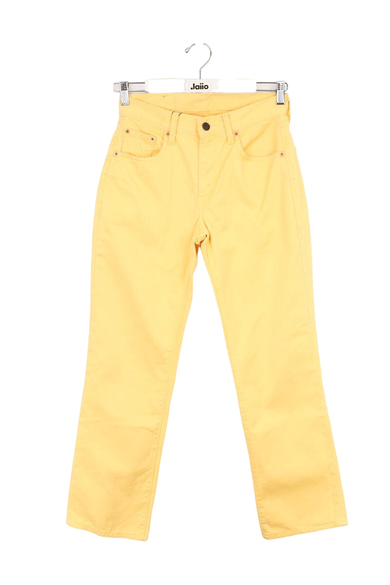 Cotton skinny jeans LEVI'S - Seconde main Yellow