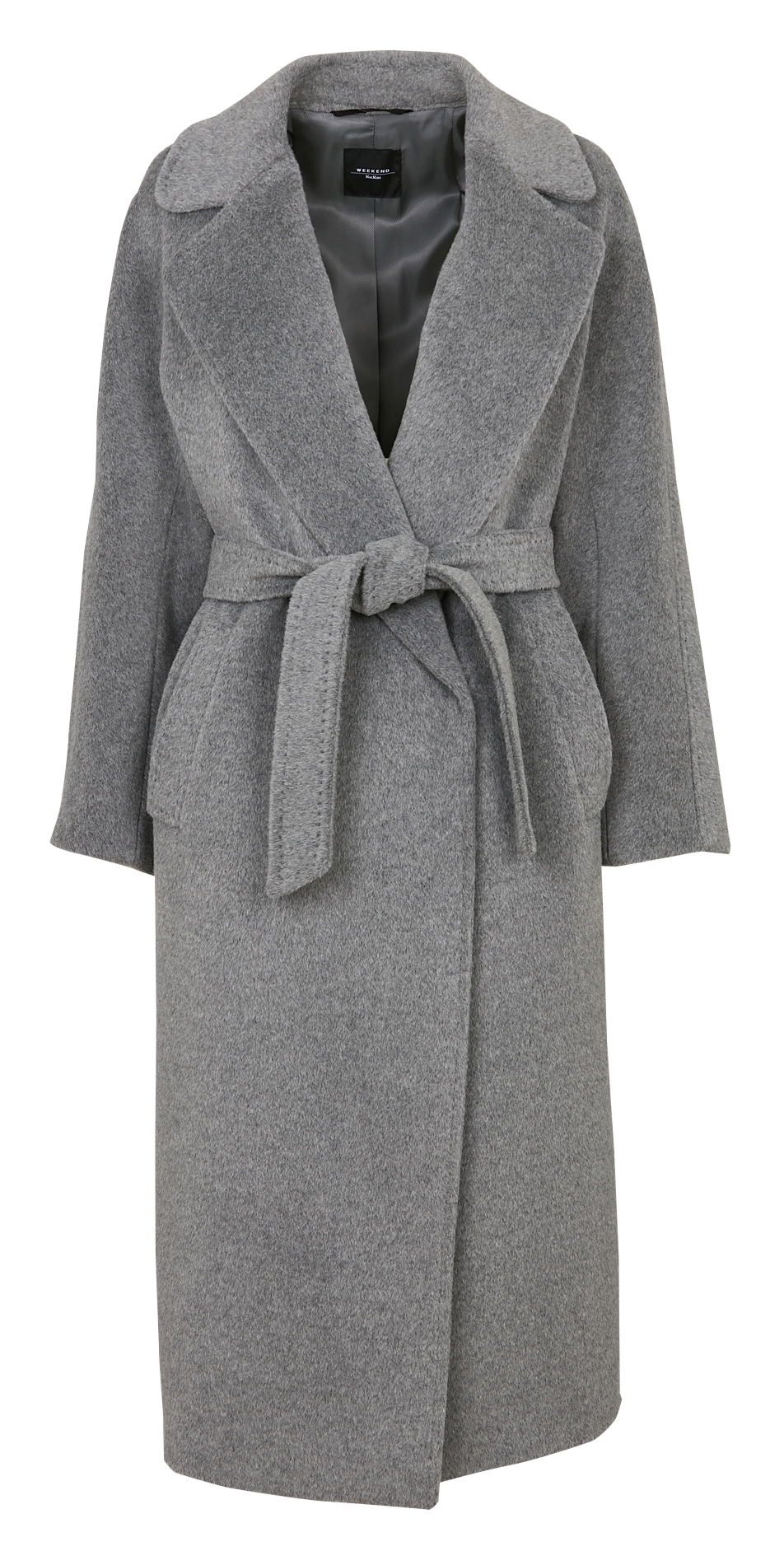 Manteau oversize en laine mélangée MAX MARA WEEK END Argent