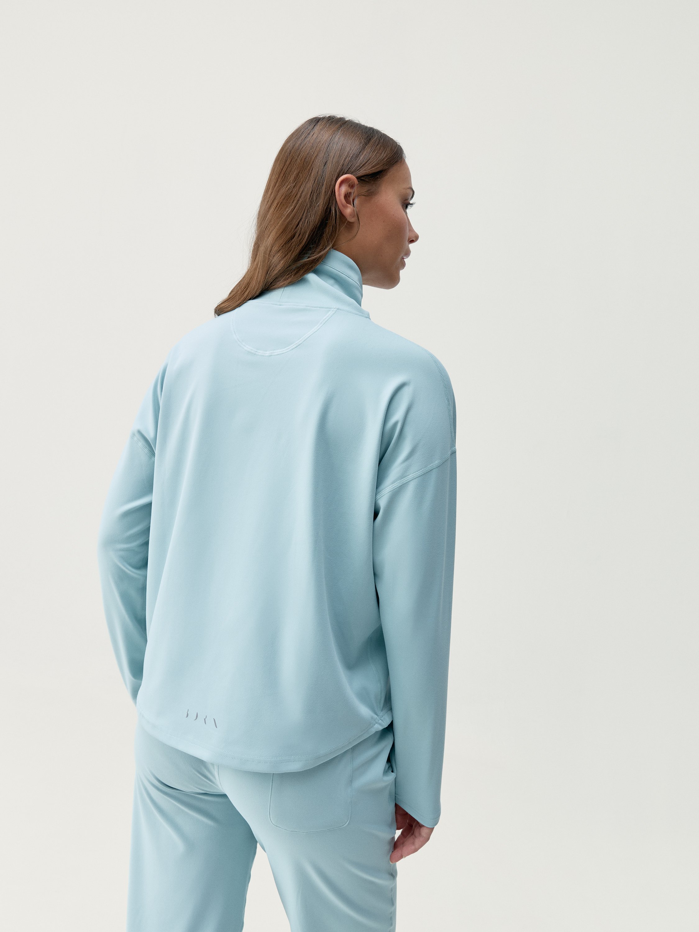 Comfortable sports sweatshirt BORN LIVING YOGA Blue