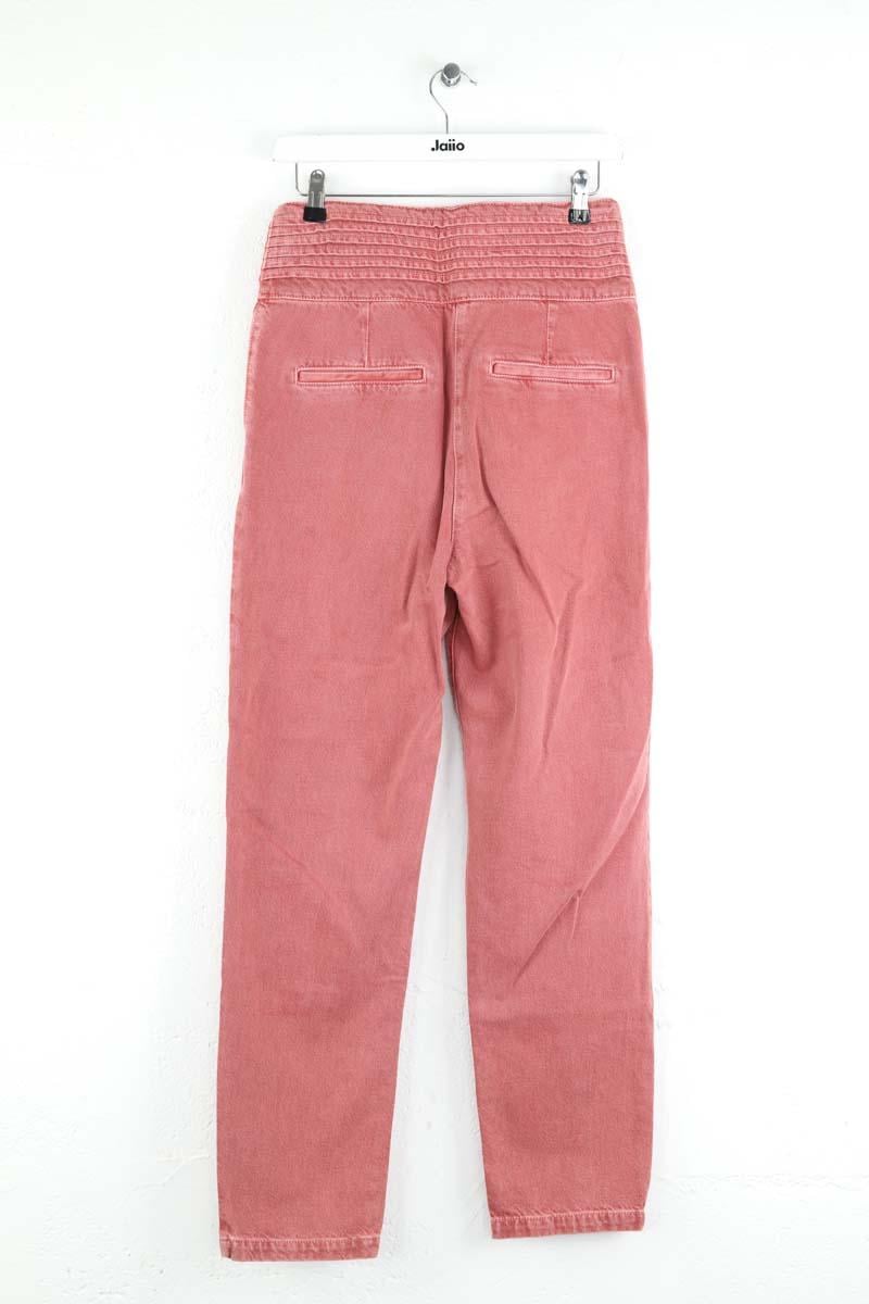 Jean en coton SEZANE - Seconde main Rose