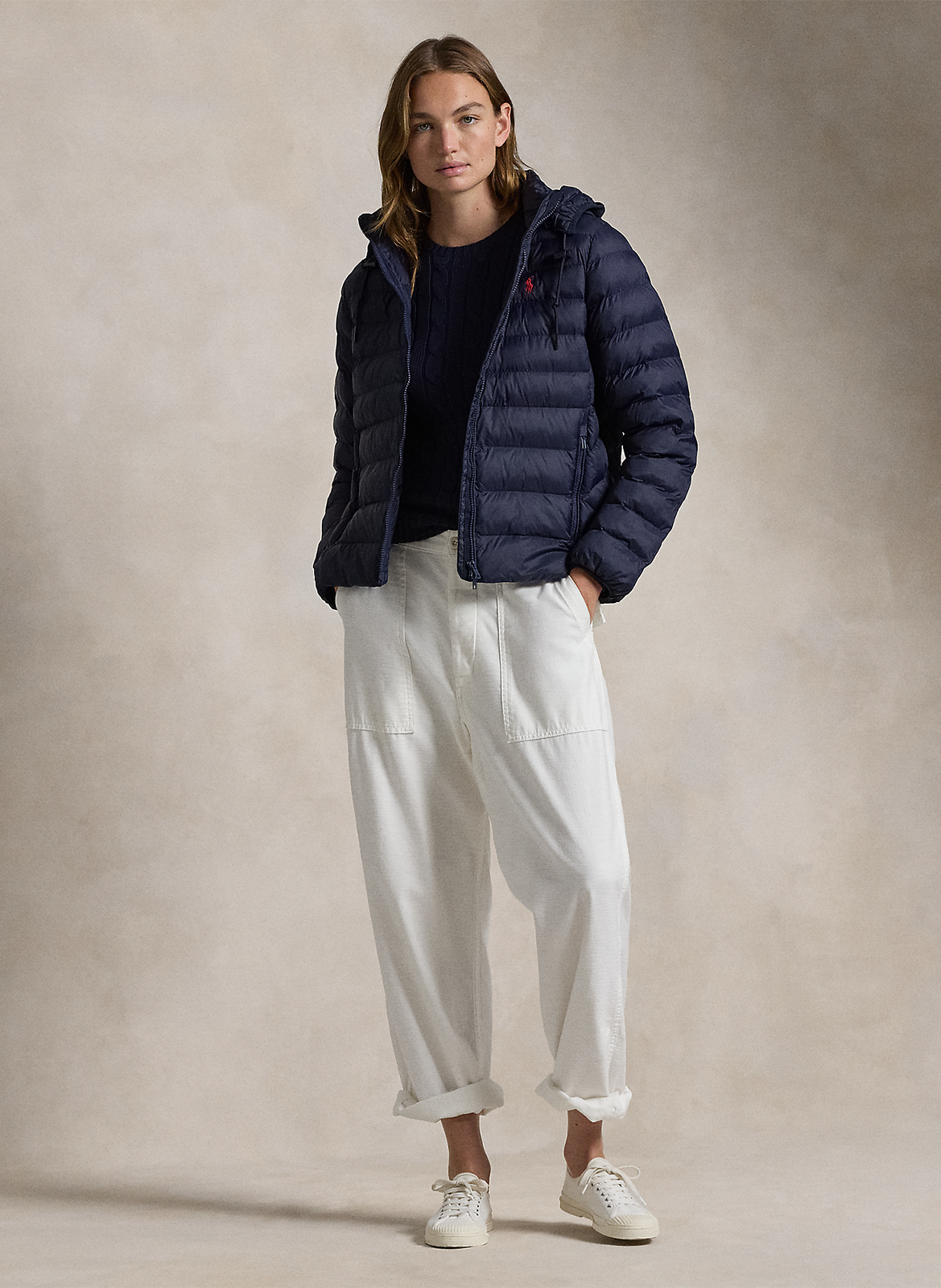 Doudoune col montant POLO RALPH LAUREN Bleu