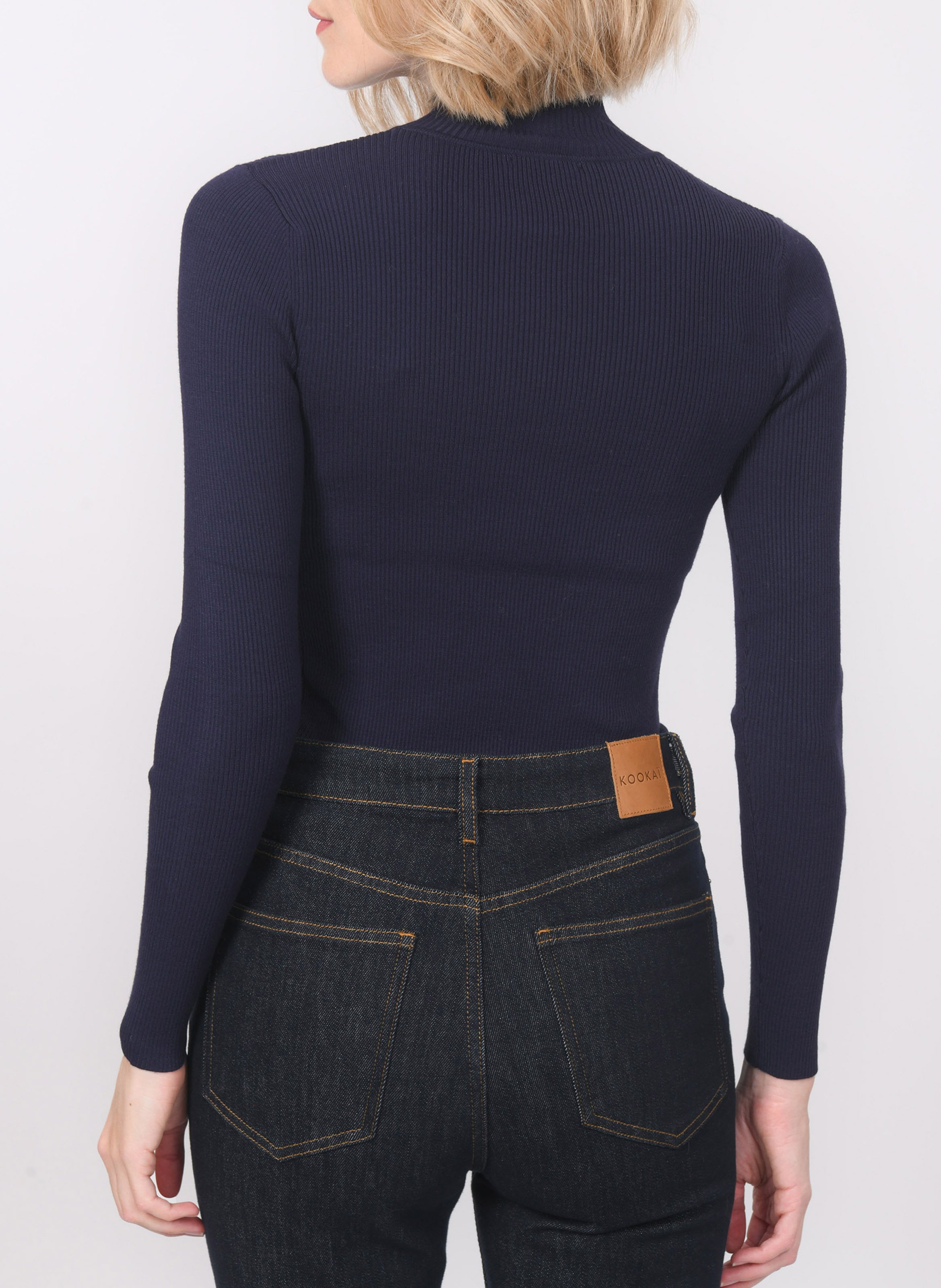 Pull col roulé  KOOKAI Bleu