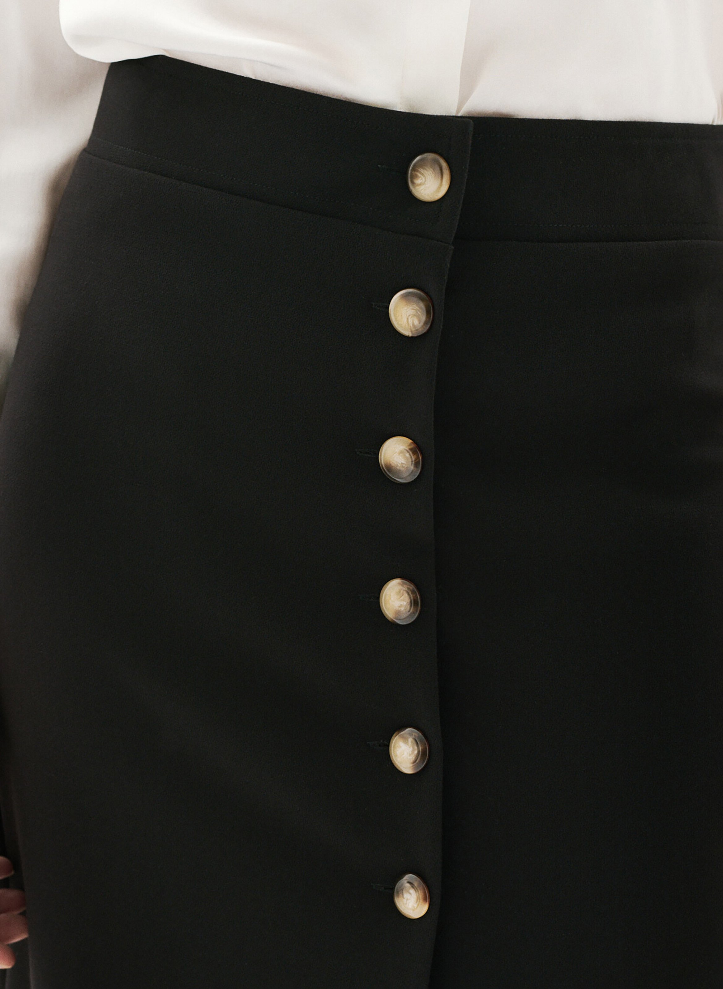 Midi skirt CAROLL Black