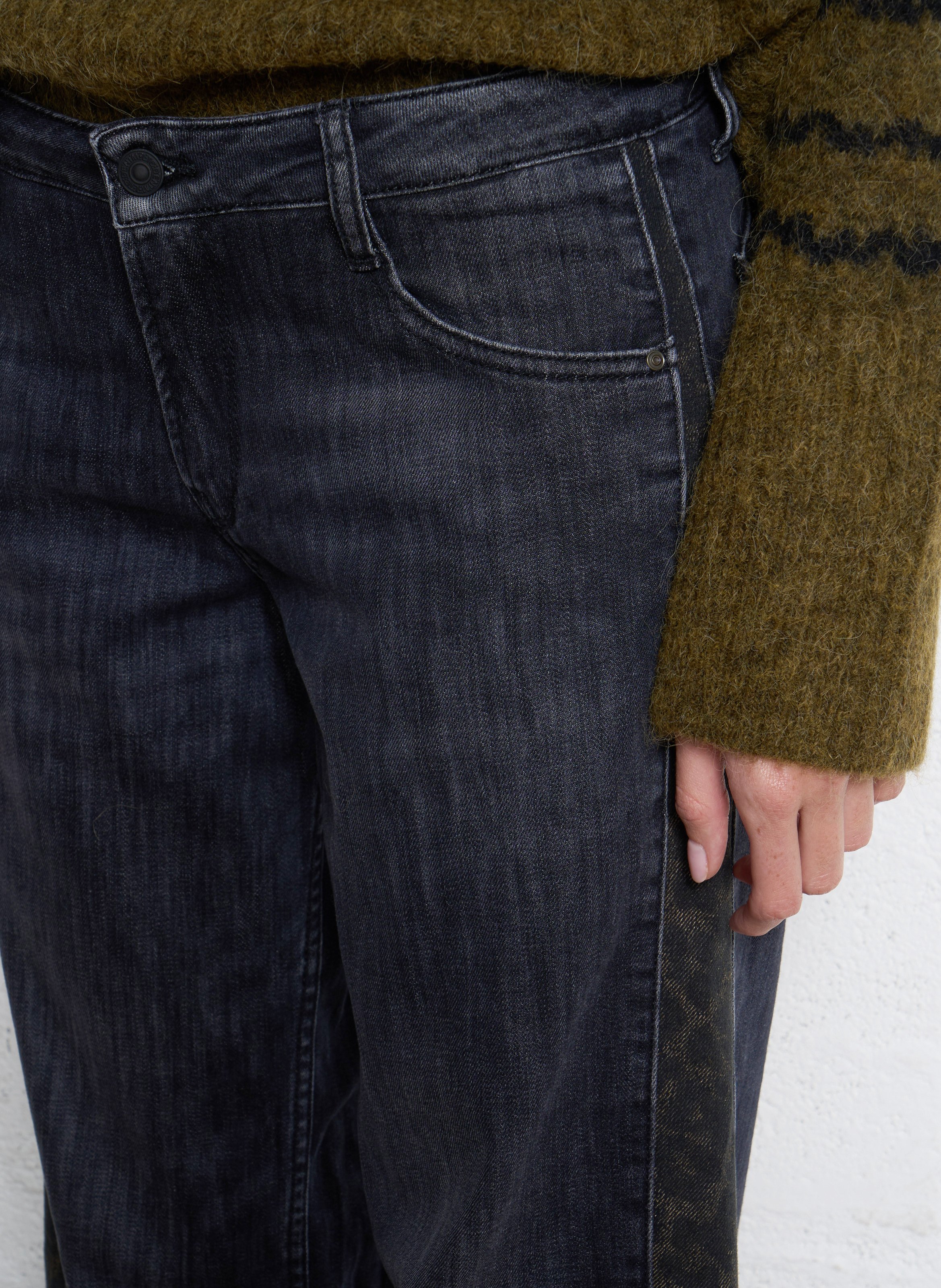 Jean droit LE TEMPS DES CERISES Noir