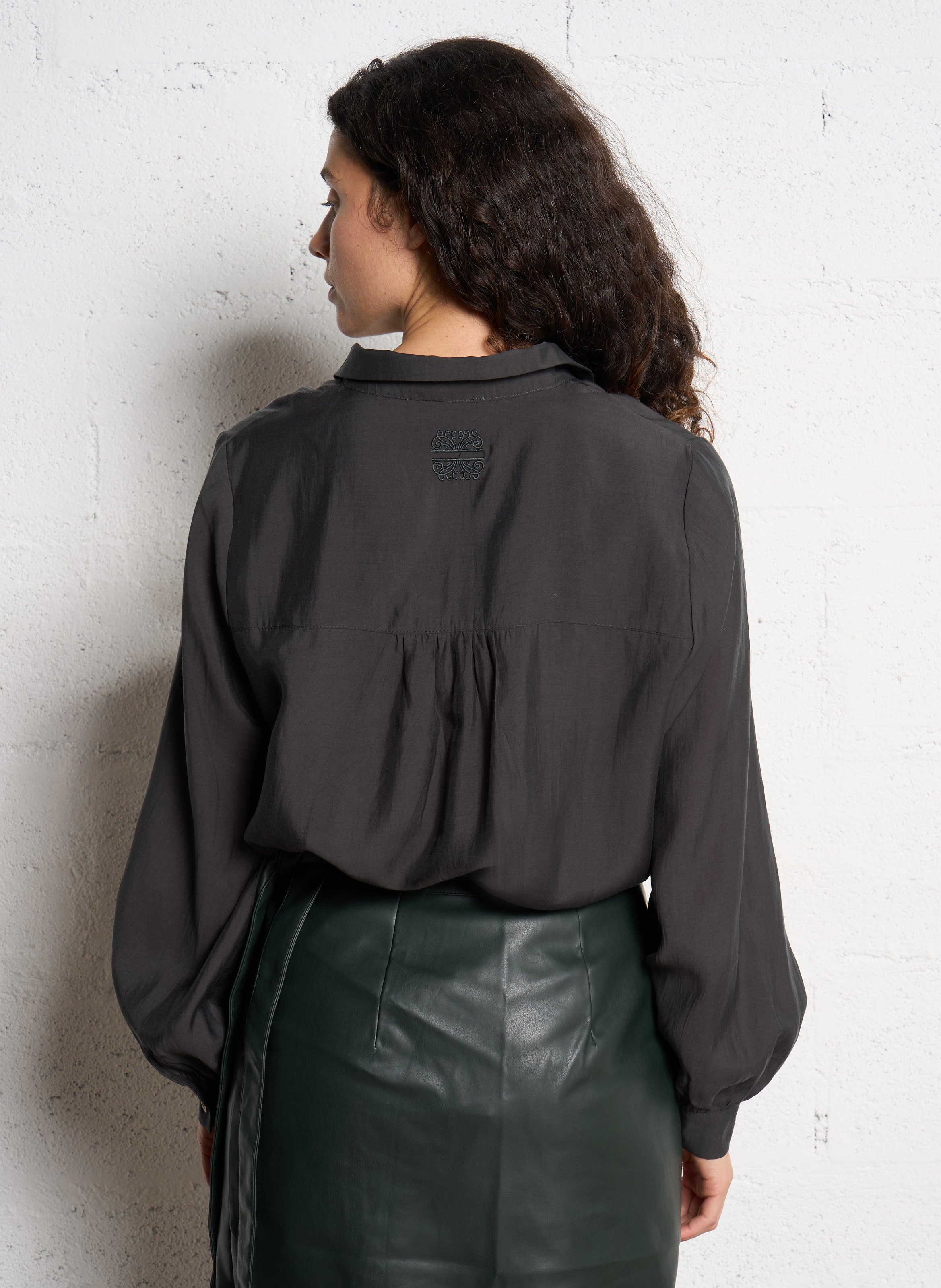 Chemise col classique NEVER FULLY DRESSED Vert