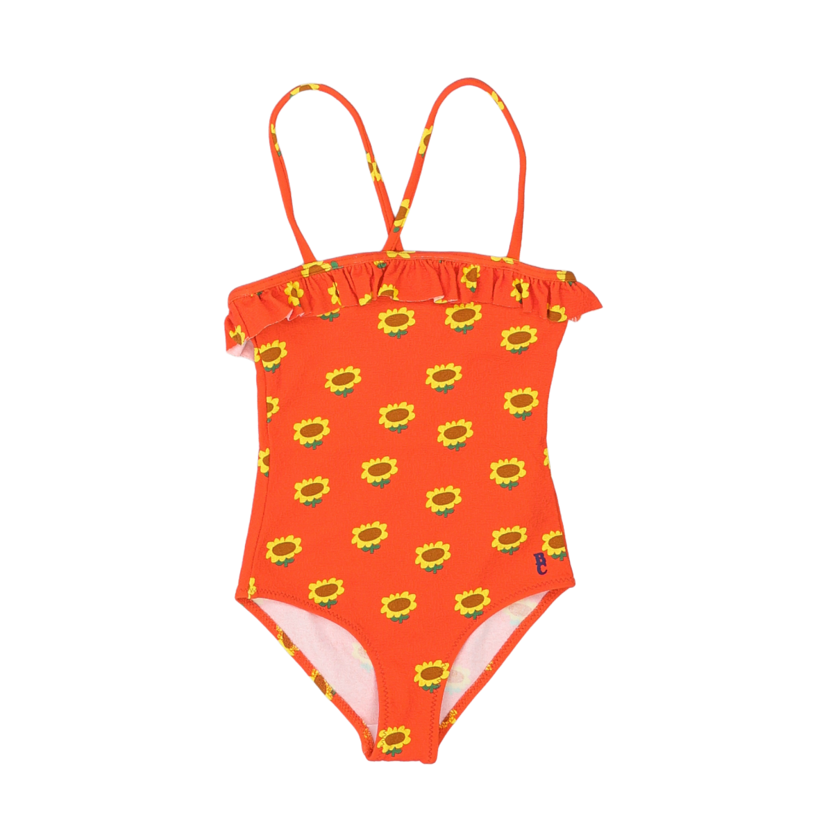 Orange one-piece swimsuit for kids - 3 years BOBO CHOSES - Seconde Main Orange
