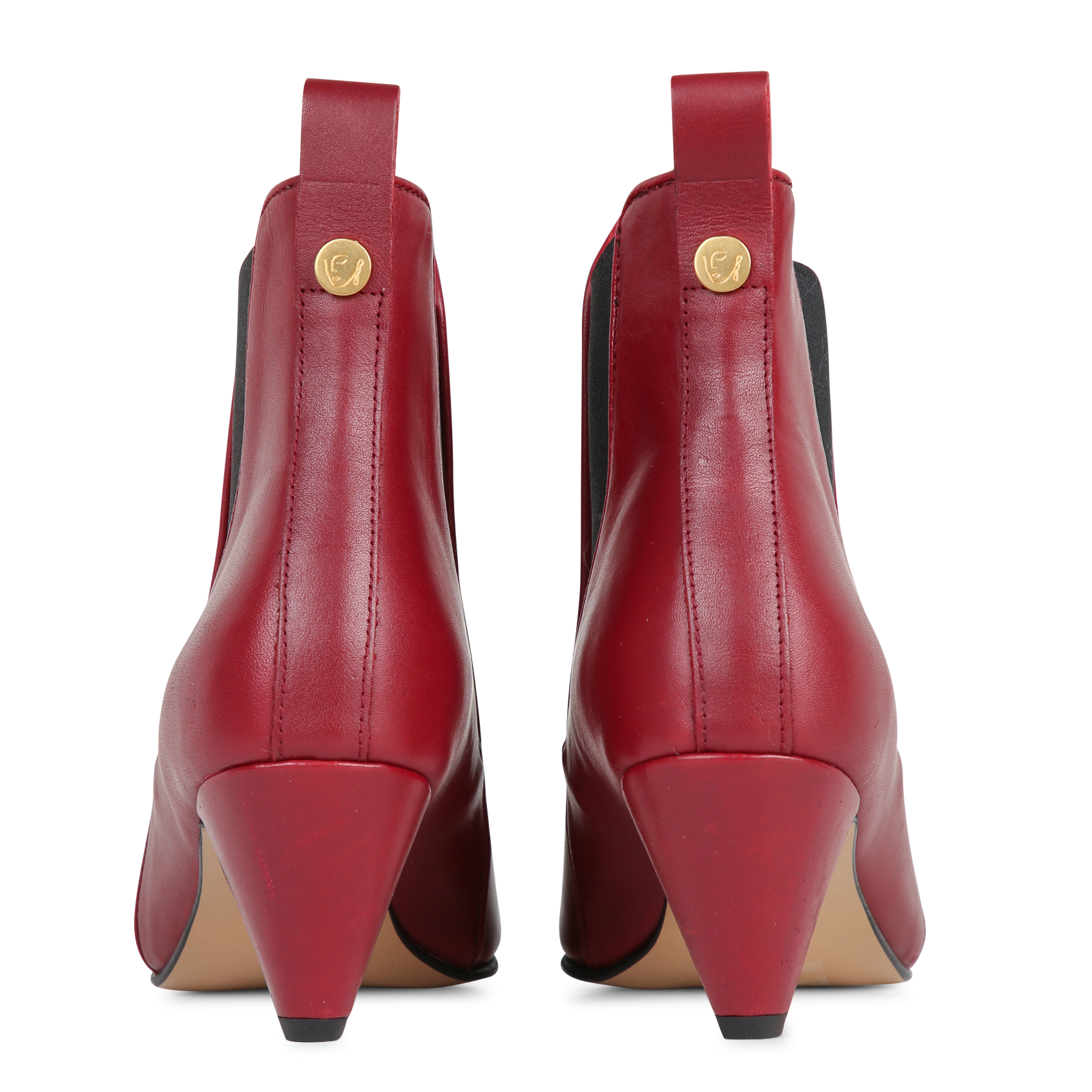 Bottines en cuir ANONYMOUS COPENHAGEN Rouge