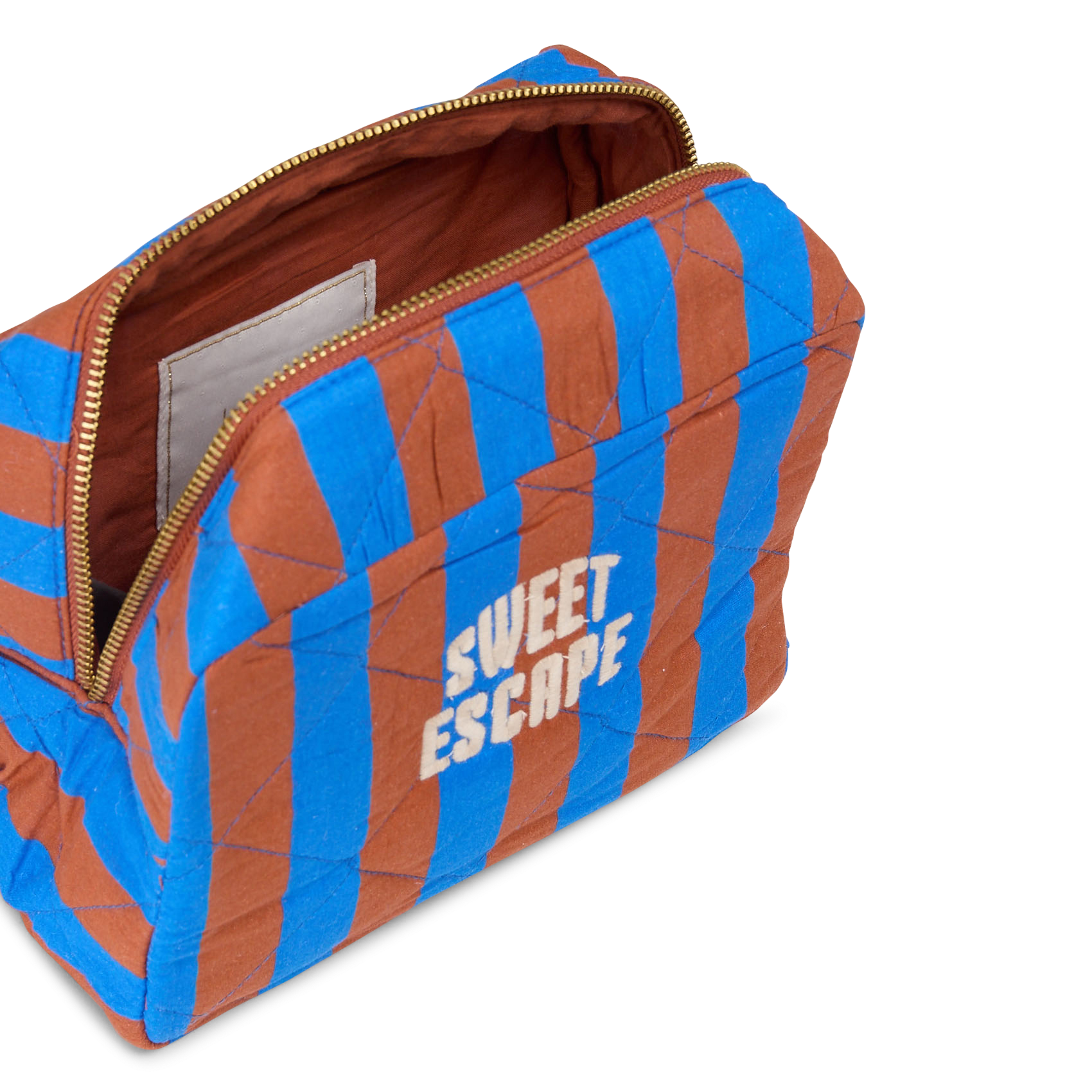 Cotton clutch bag I CODE Blue