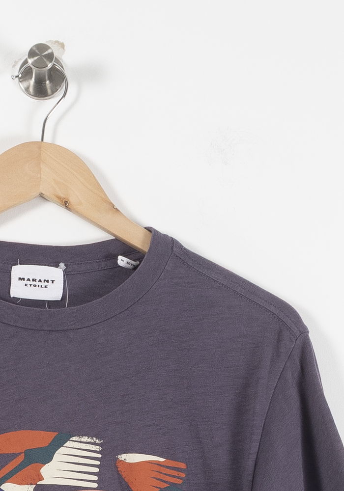 Tommy Badge T-shirt ISABEL MARANT ÉTOILE - SECONDE MAIN Purple