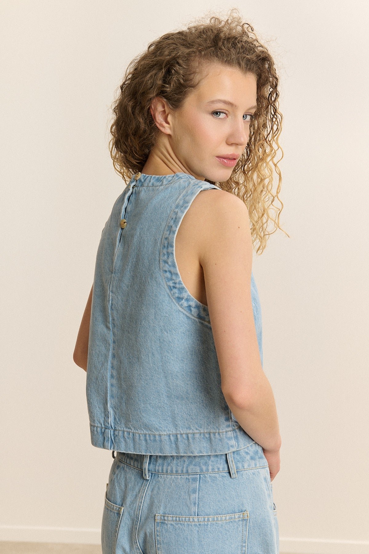 Cesar top GARANCE PARIS Blue