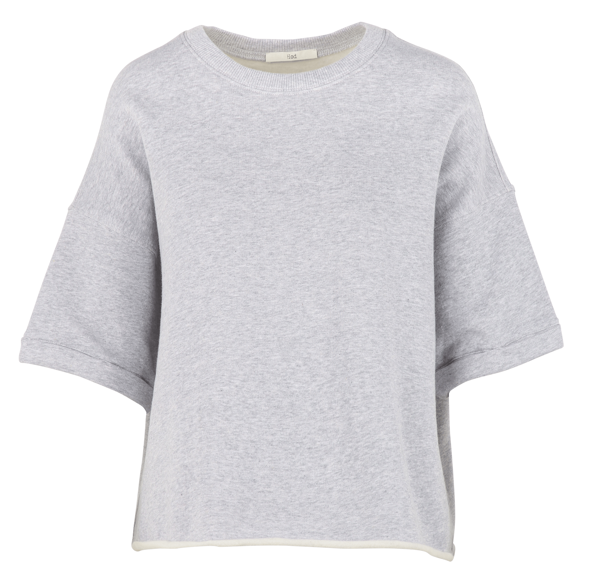 Oversized cotton-blend sweatshirt with round neck HOD PARIS