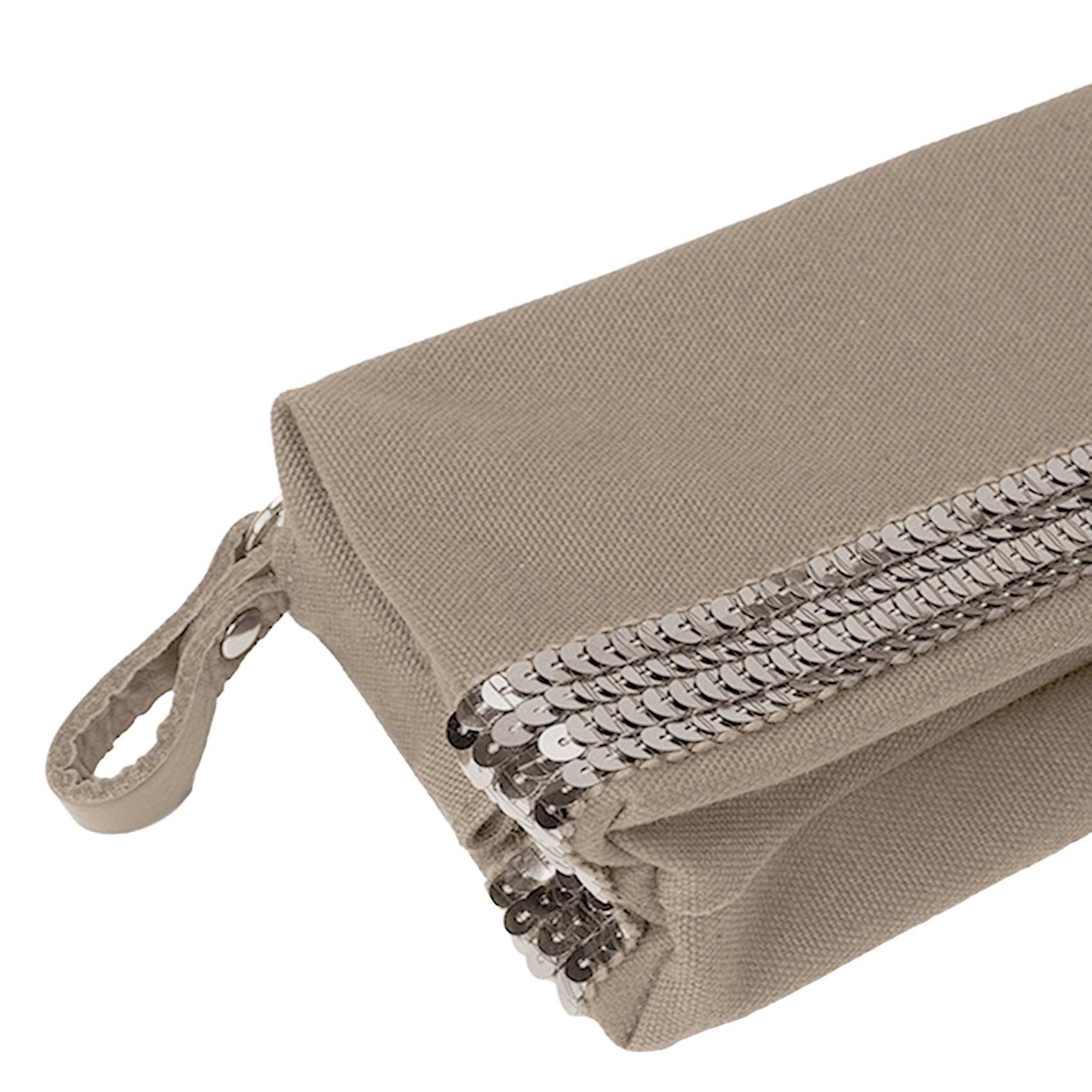 Wash bag with sequin strip VANESSA BRUNO Grey