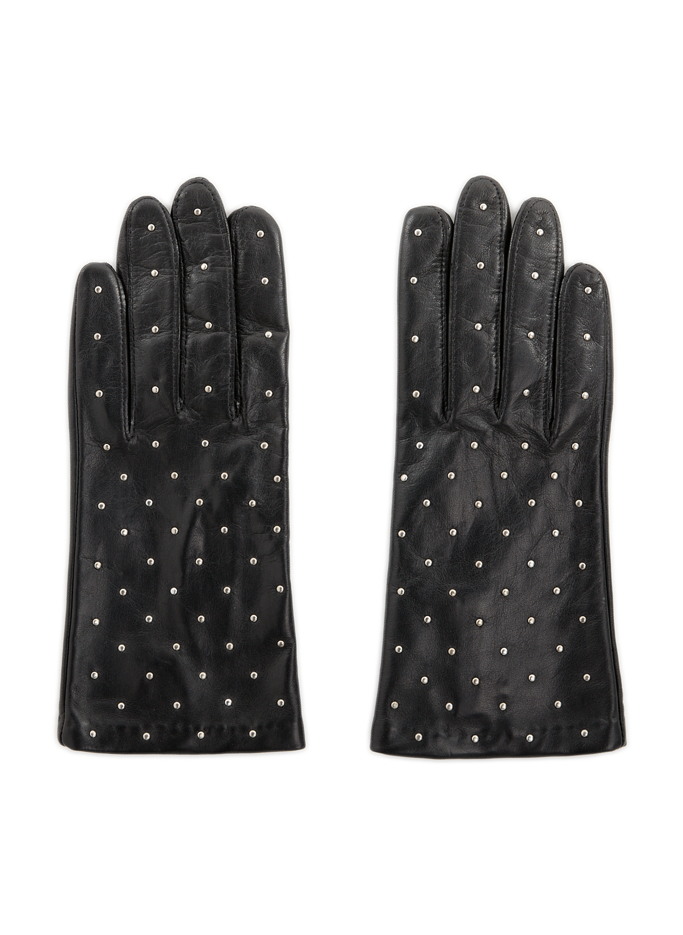 Touchscreen leather gloves 53037 SAISON 1865 Black