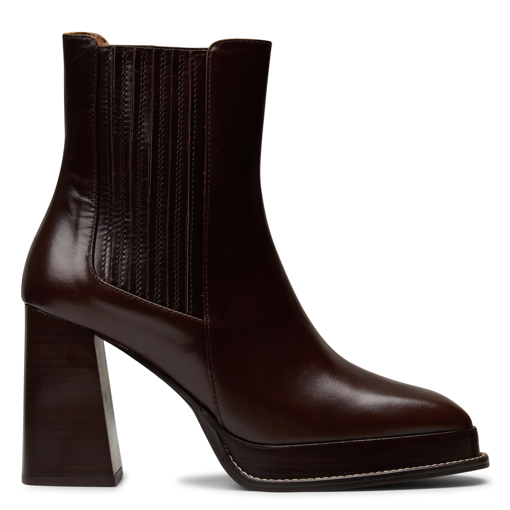 Plateau-Stiefeletten aus Leder BOBBIES