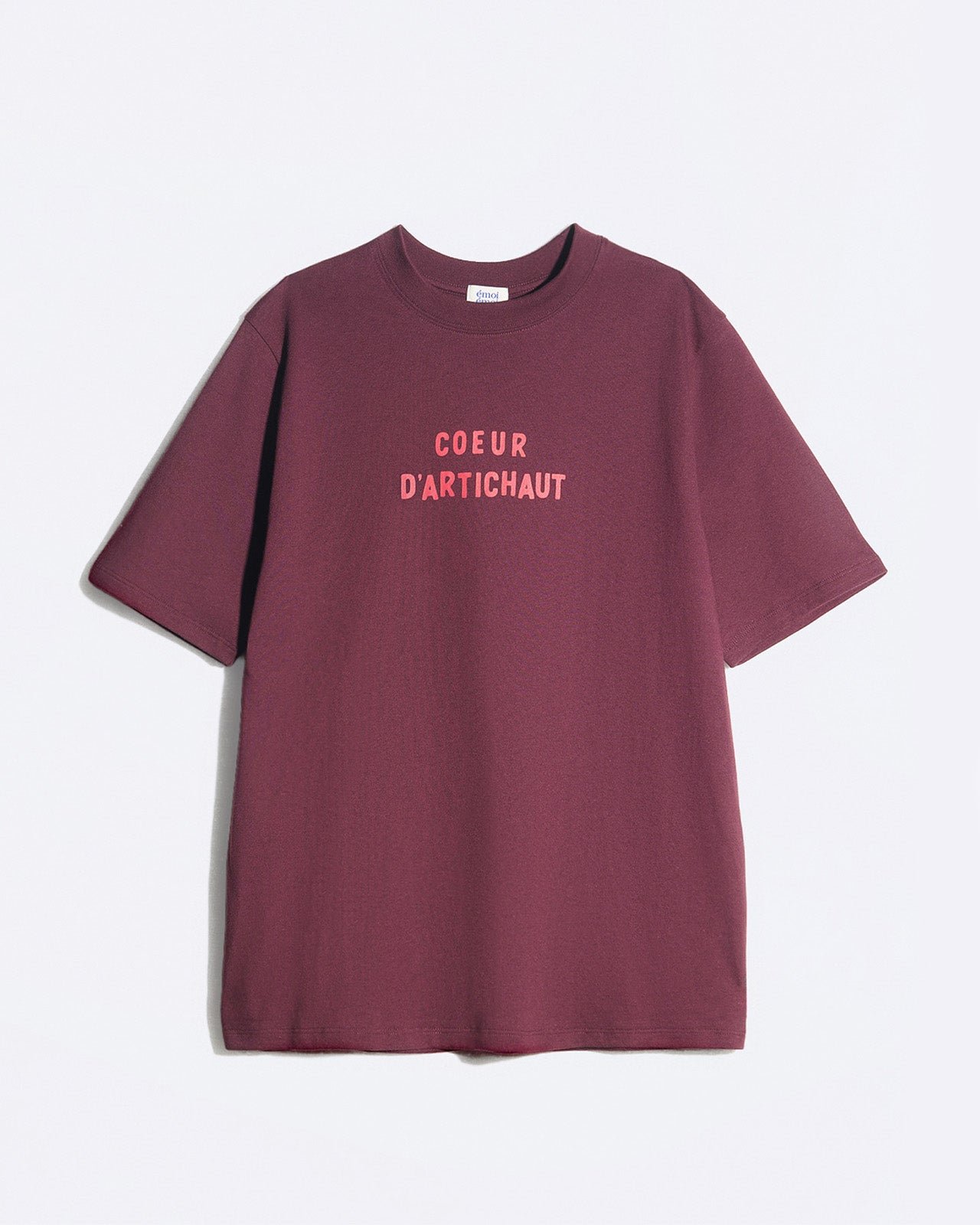 Organic cotton artichoke heart T-shirt EMOI EMOI Red