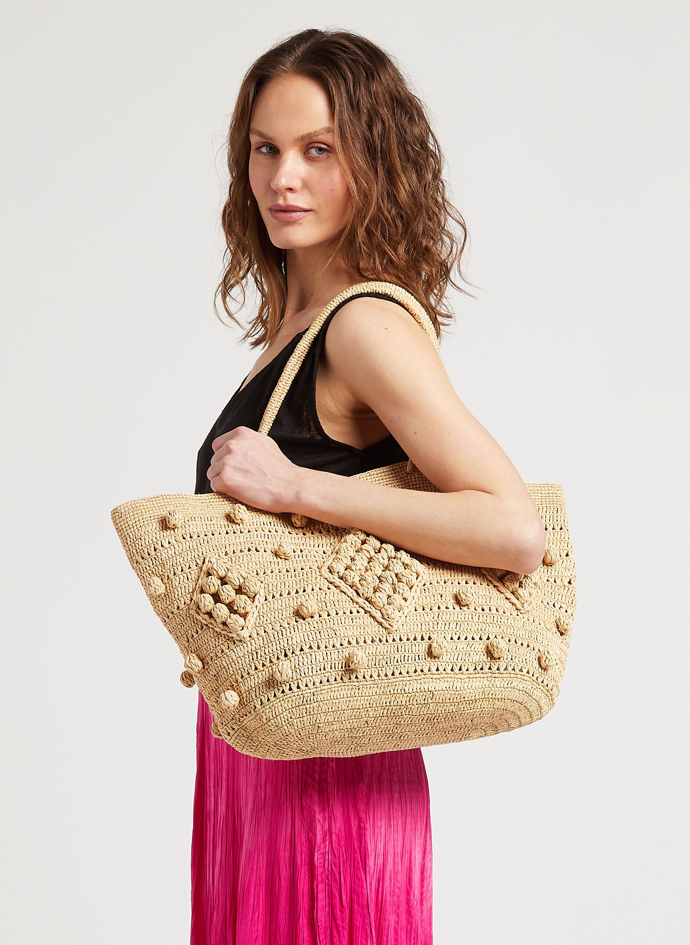 Gerard darel sales raffia bag