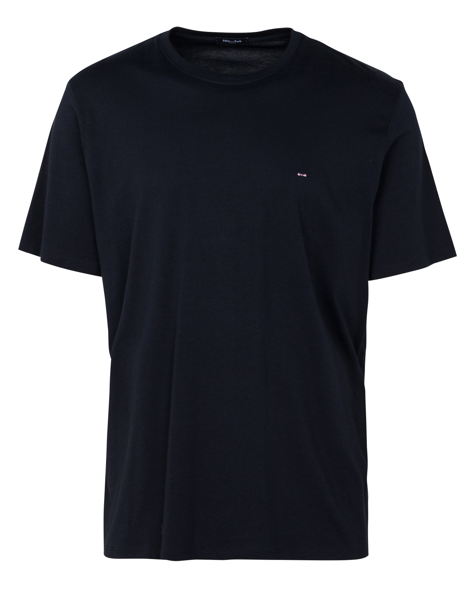 Tee-shirt droit col rond en coton EDEN PARK