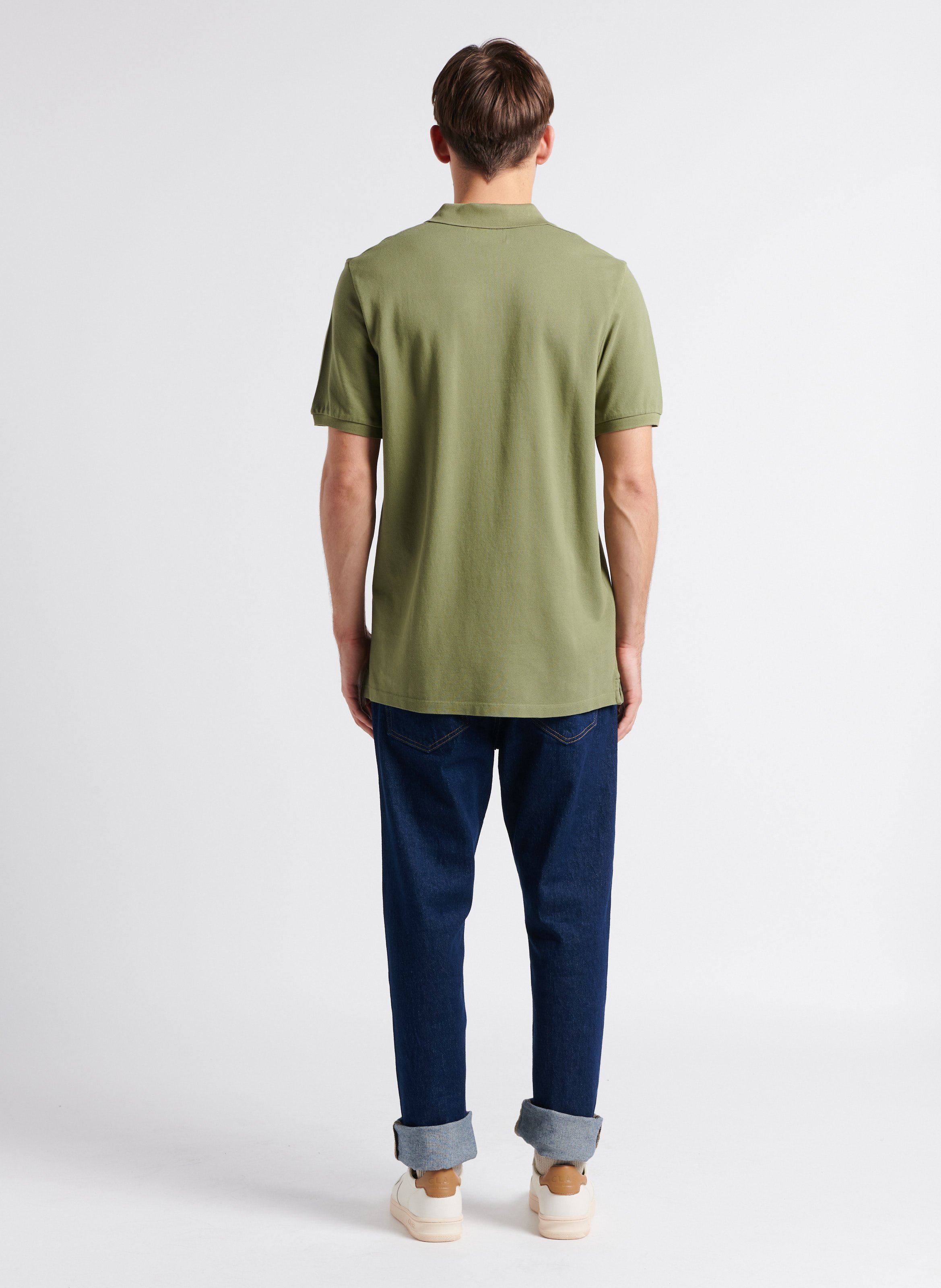 Regular-fit, katoenen polo MARC O'POLO Groen