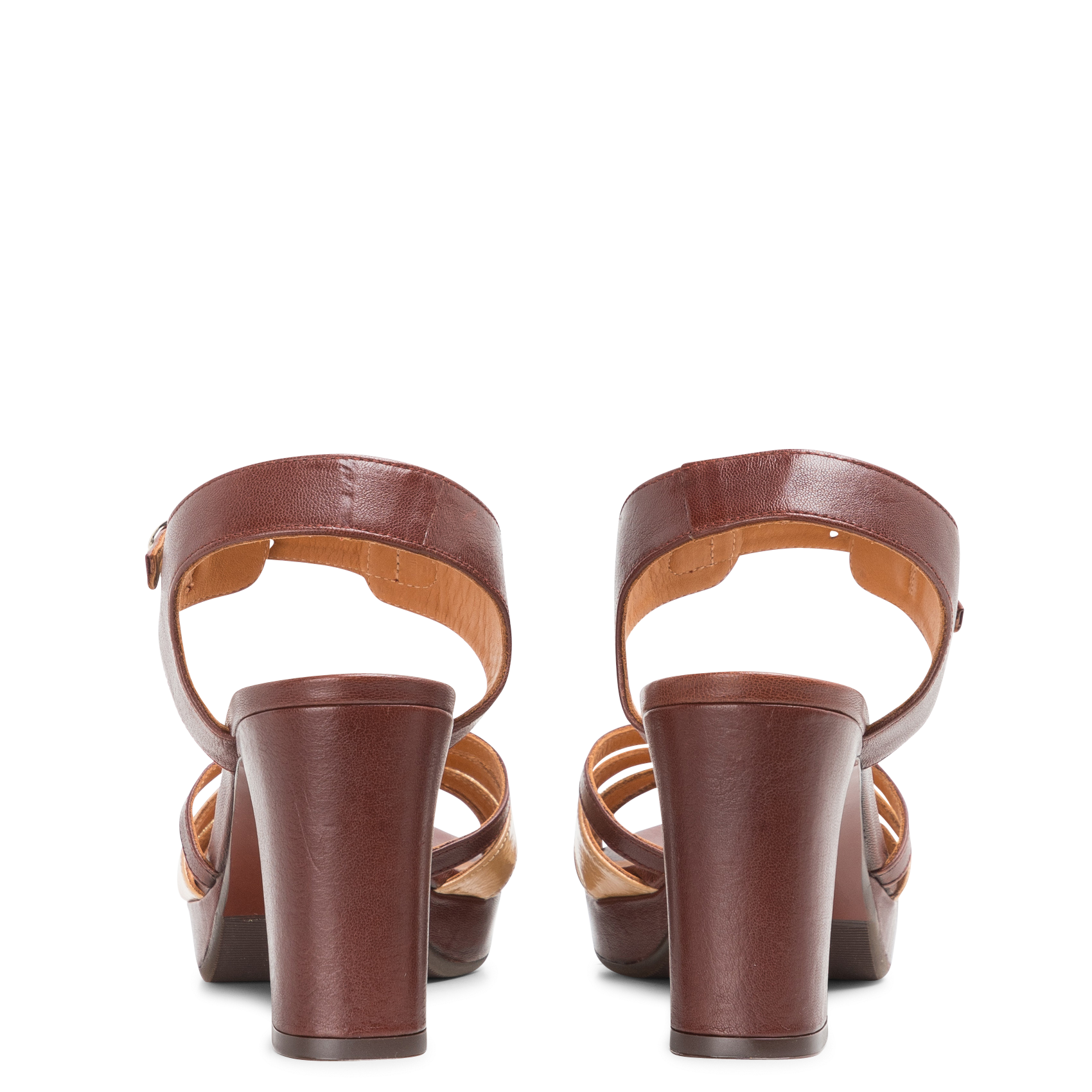 Hoge, leren sandalen CHIE MIHARA Veelkleurig