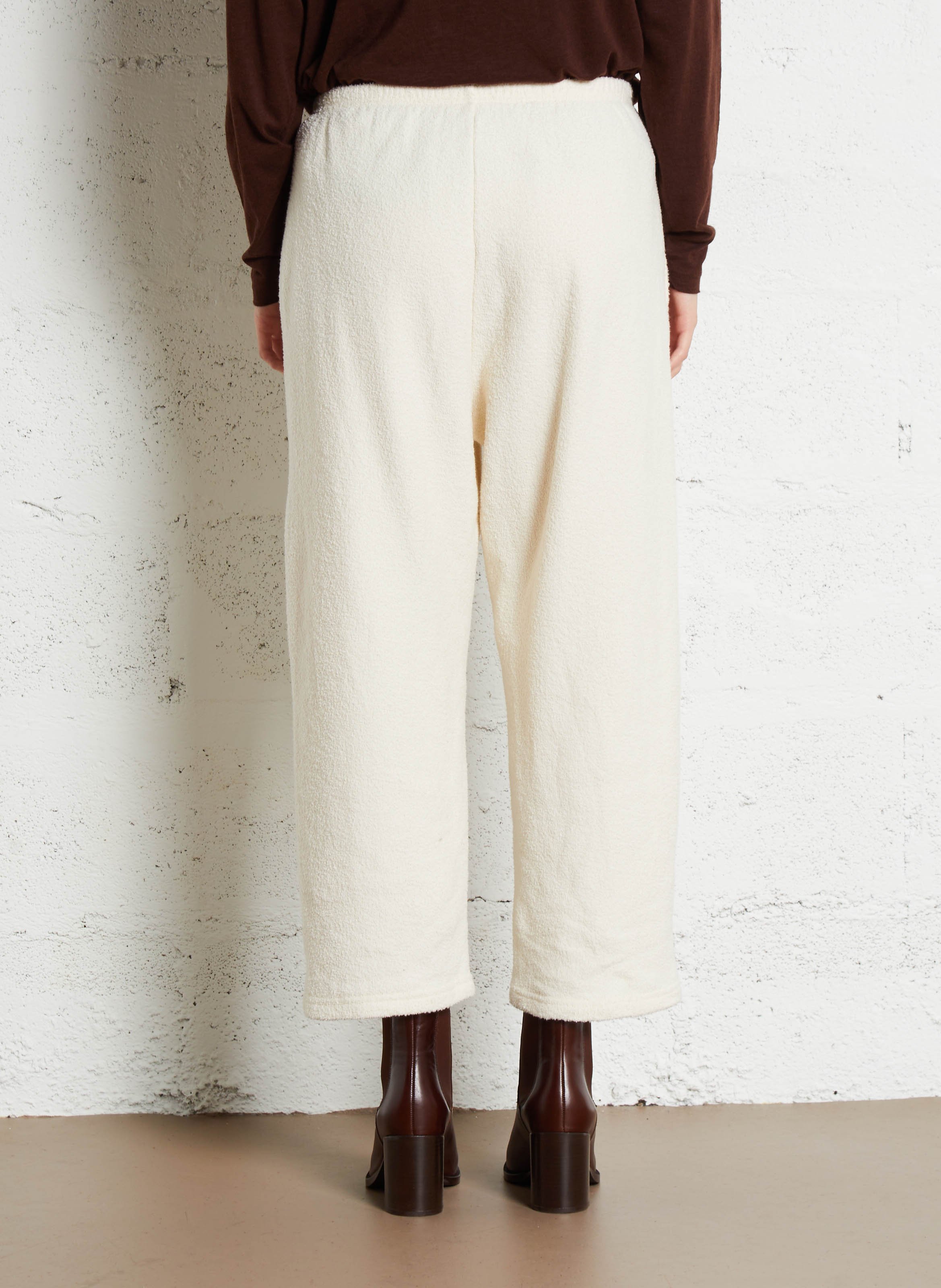 Organic cotton trousers AMERICAN VINTAGE Beige