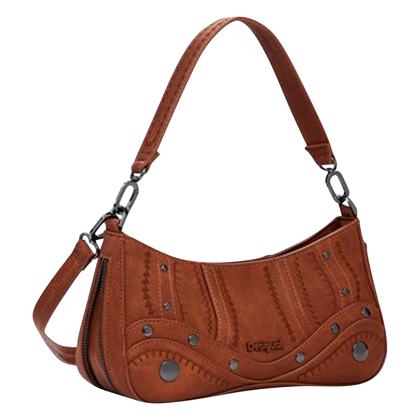 Sac porté épaule DESIGUAL Marron