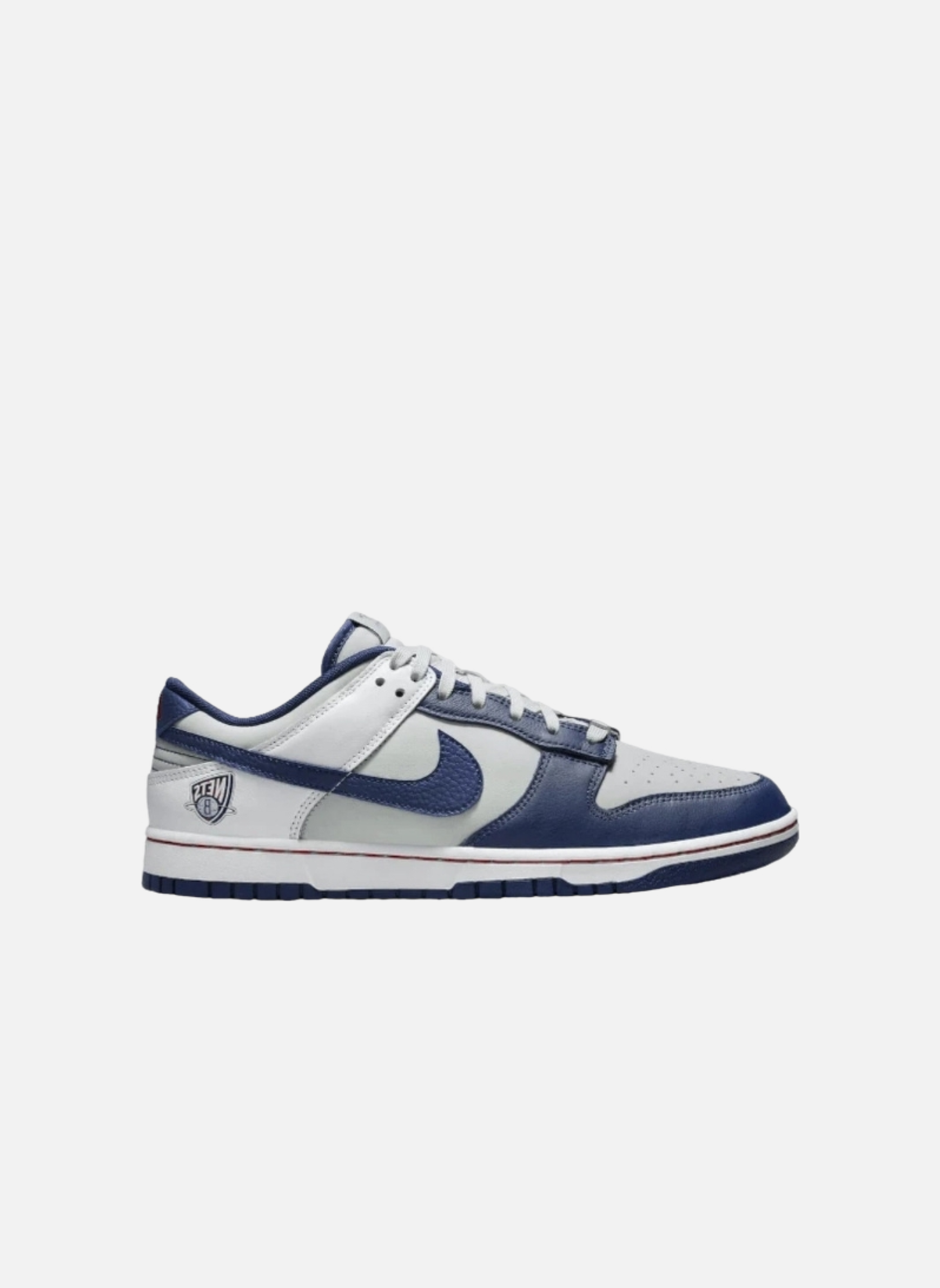 Leather low-top sneakers NIKE Grey