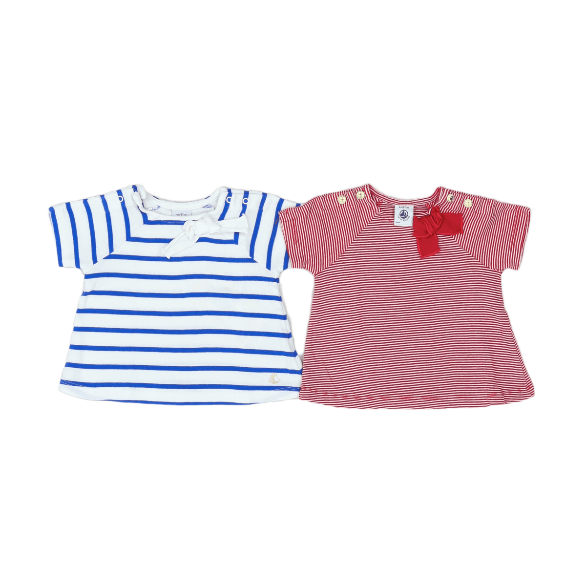 White baby T-shirt - 6 months PETIT BATEAU - Seconde Main White