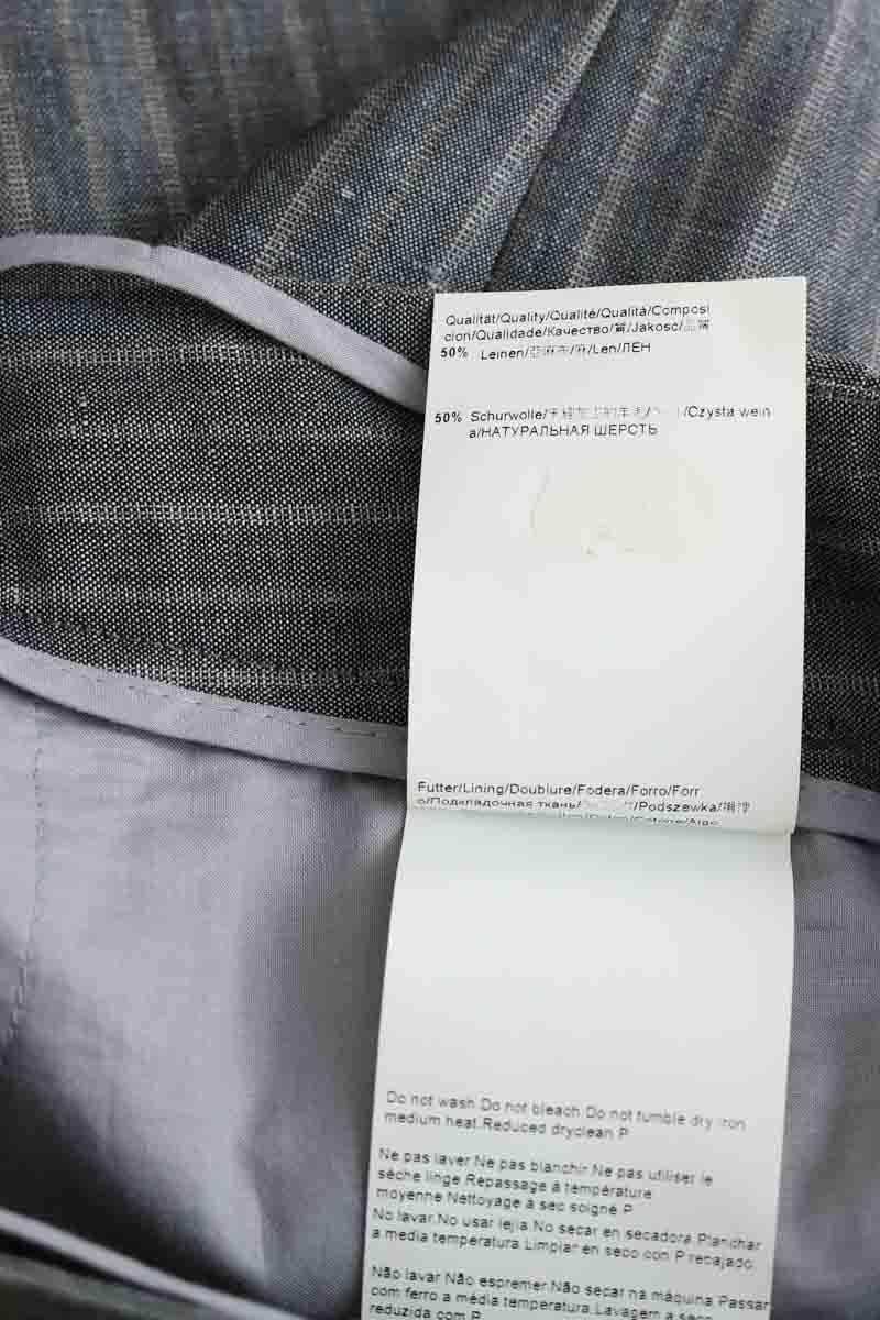 Straight linen pants BOSS - SECONDE MAIN Grey