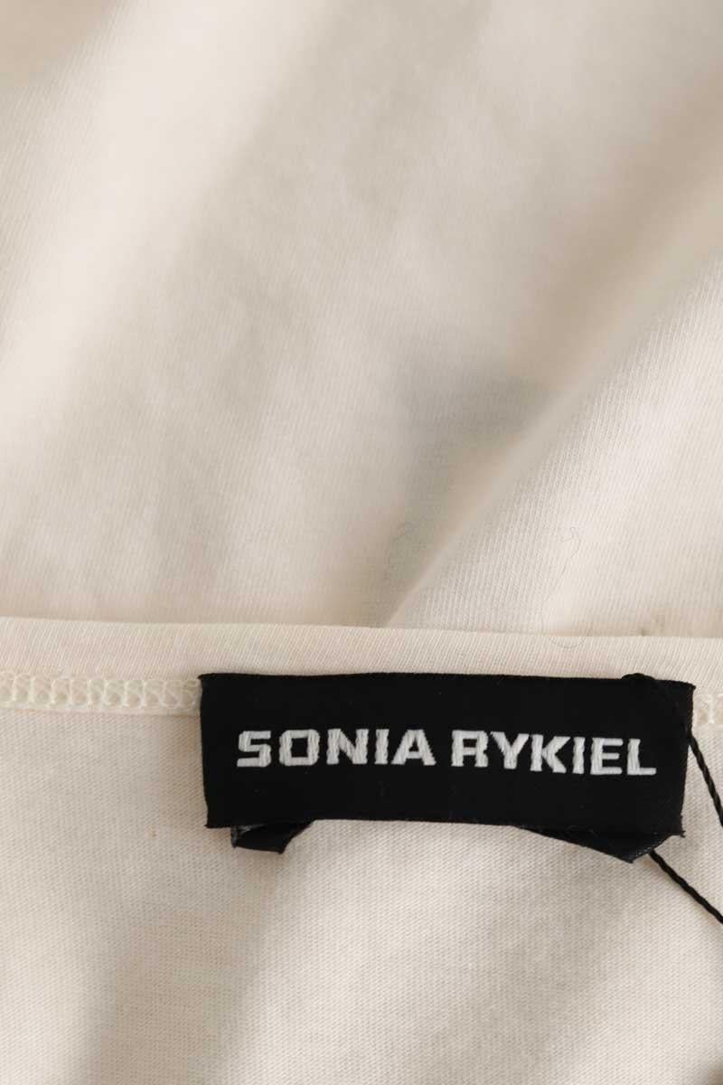 Cotton T-shirt SONIA RYKIEL - Seconde Main Beige