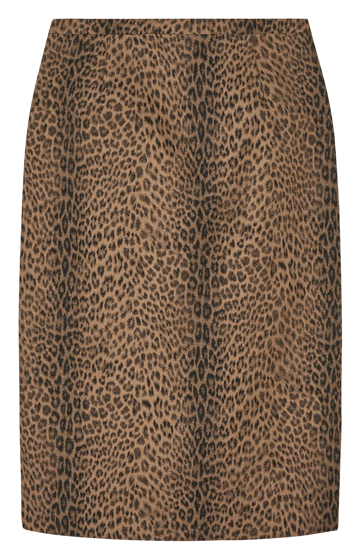 Straight skirt leopard print TARA JARMON Brown