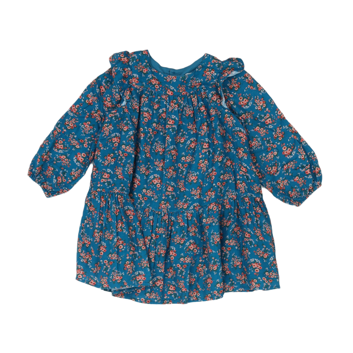 Blue children's dress - 4 years BONTON - Seconde Main Blue