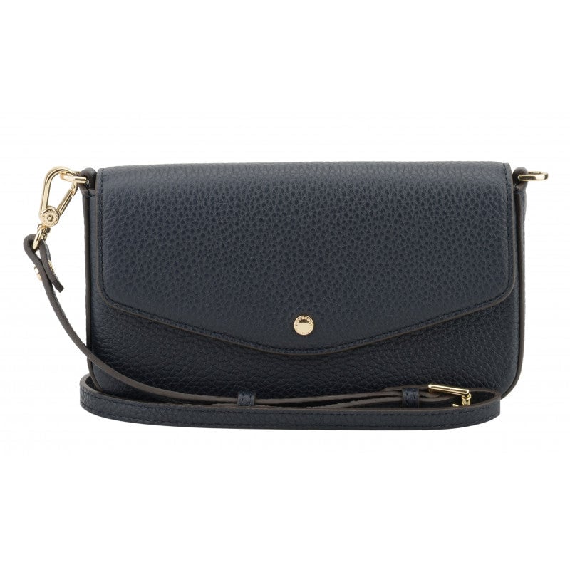 Clutch bag - calfskin POURCHET Blue