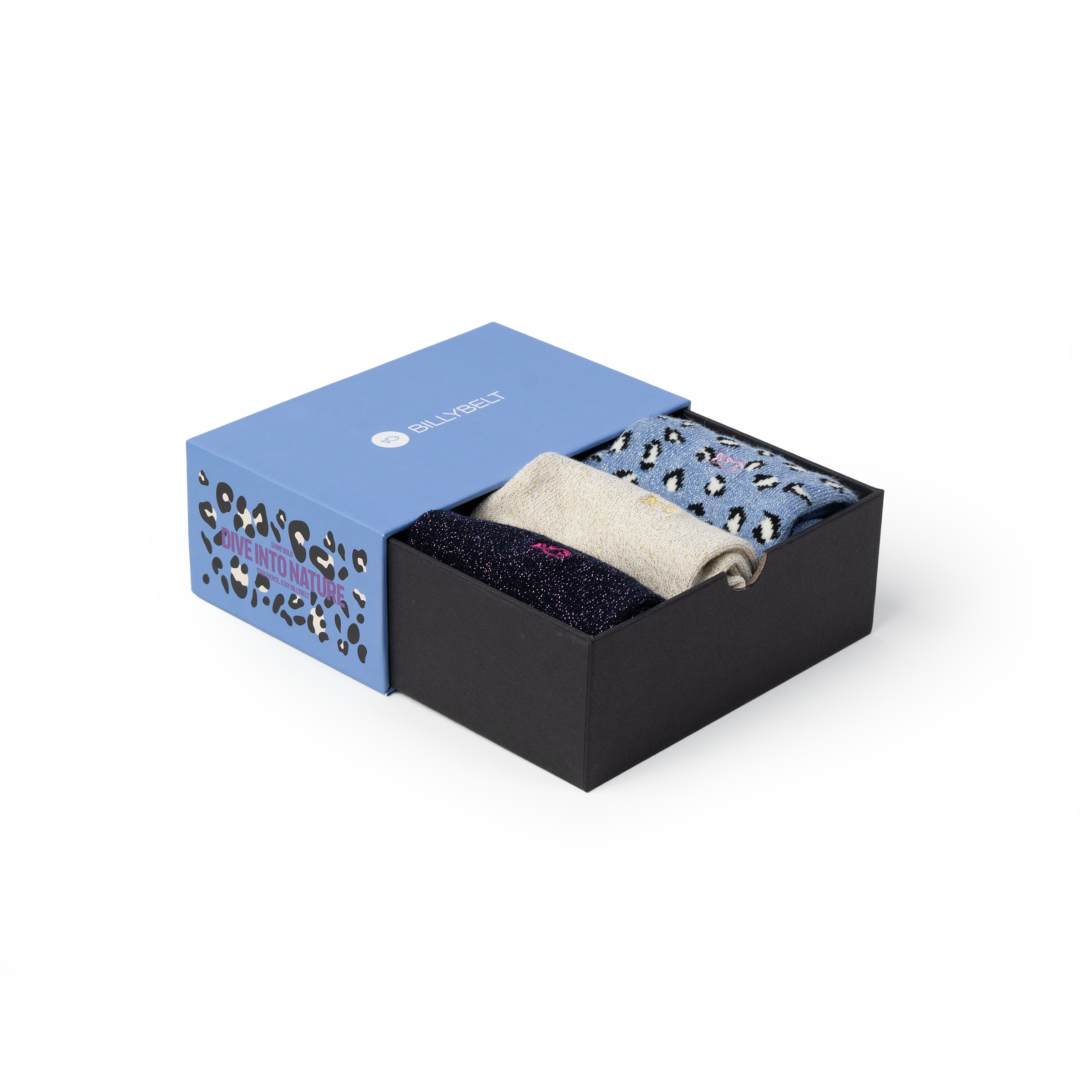 Set of 3 socks BILLYBELT Blue